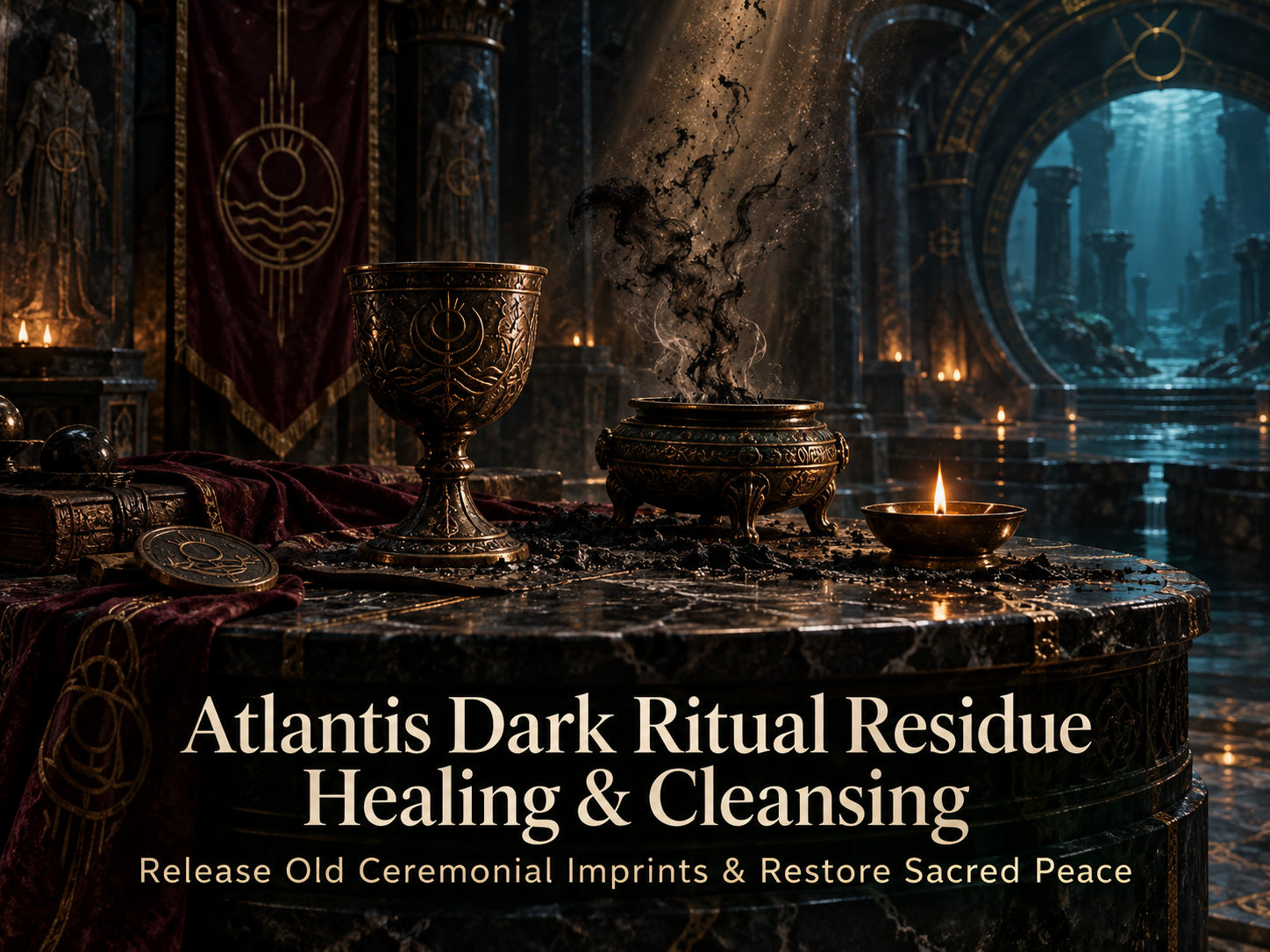 Atlantis Dark Ritual Residue Healing & Cleansing