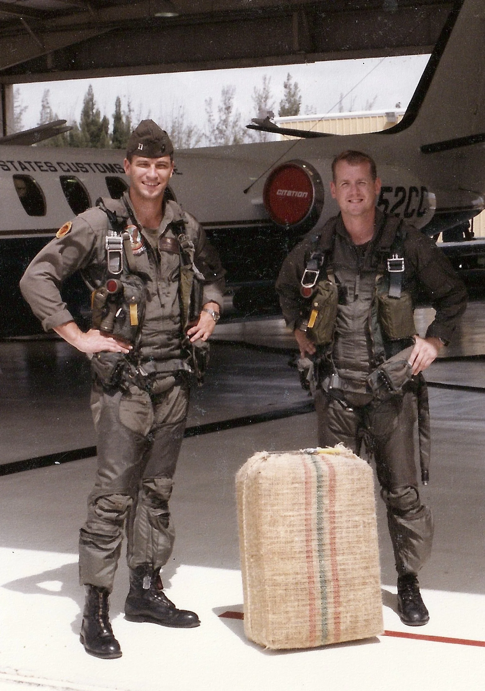Beetle Bailey, Troy "Yort" Ward, Homestead AFB w/ seized contraband, 1984