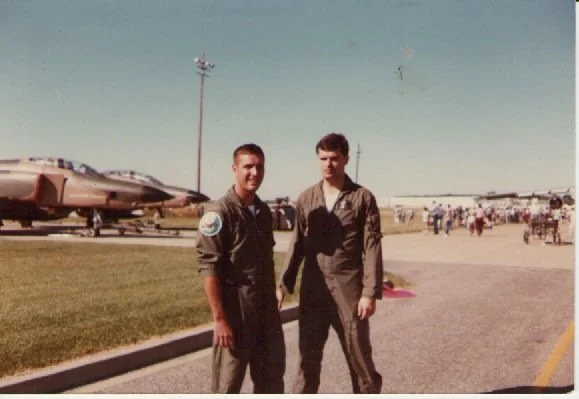 George Cambron & Rob "Coyote" Calcote, 1982 Louisville ANG Air Show
