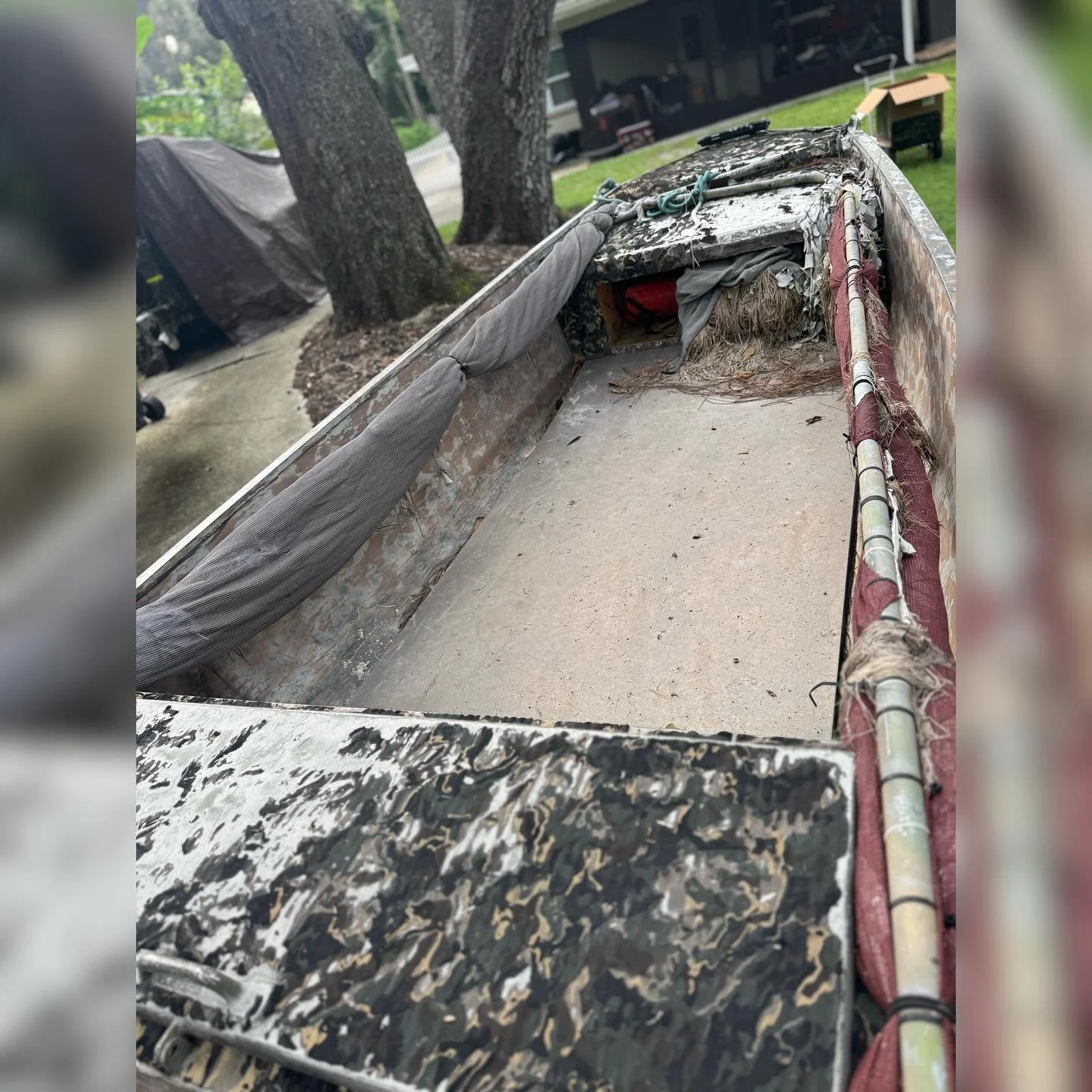 Be like this guy and don&rsquo;t wait until duck season to get your boat ready. This client got a full makeover, including full rewire, new @proguidebatteries batteries, custom switch panel, new @hydroturf decking, and a brand new @lowrancefishing El