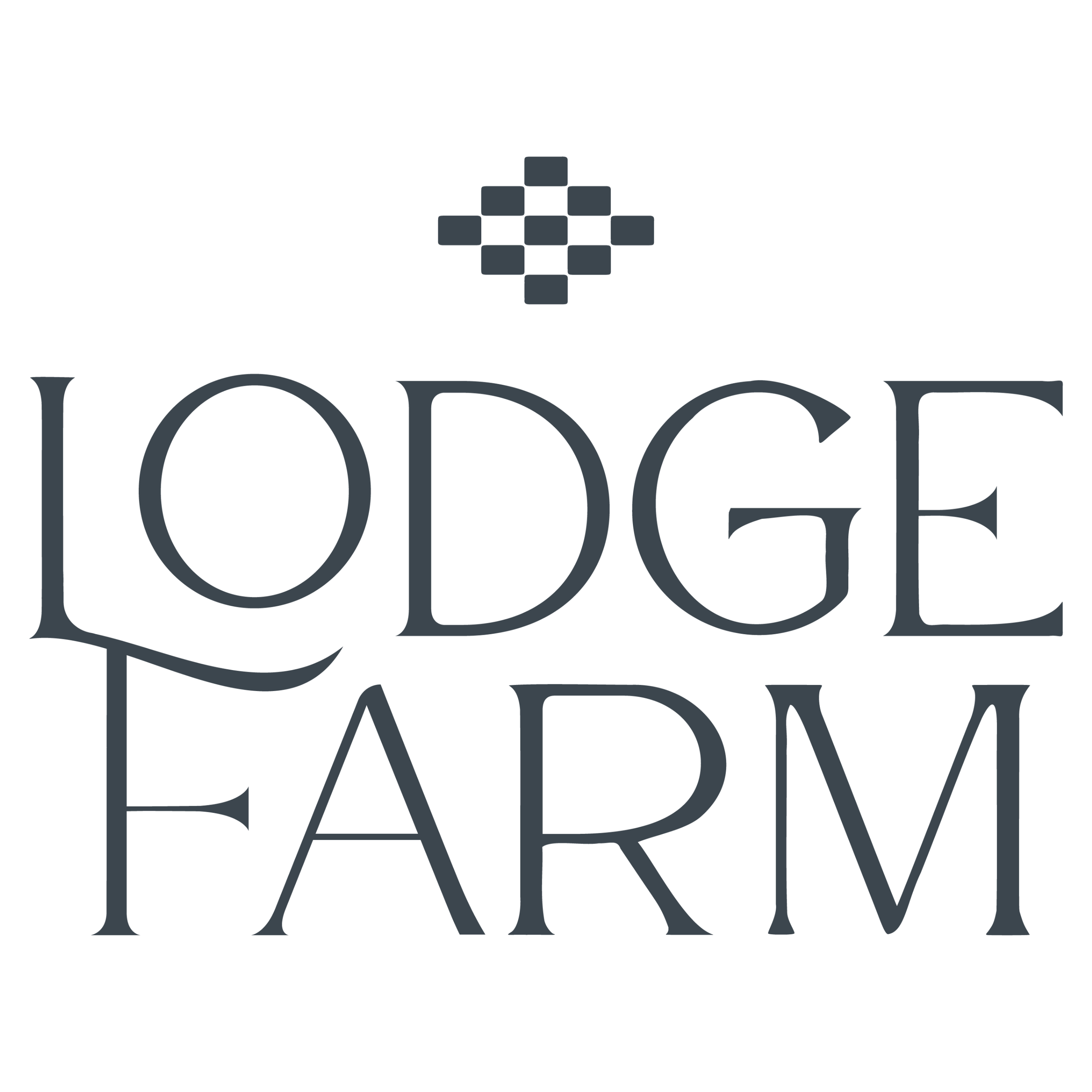Lodge Farm wedding venue logo