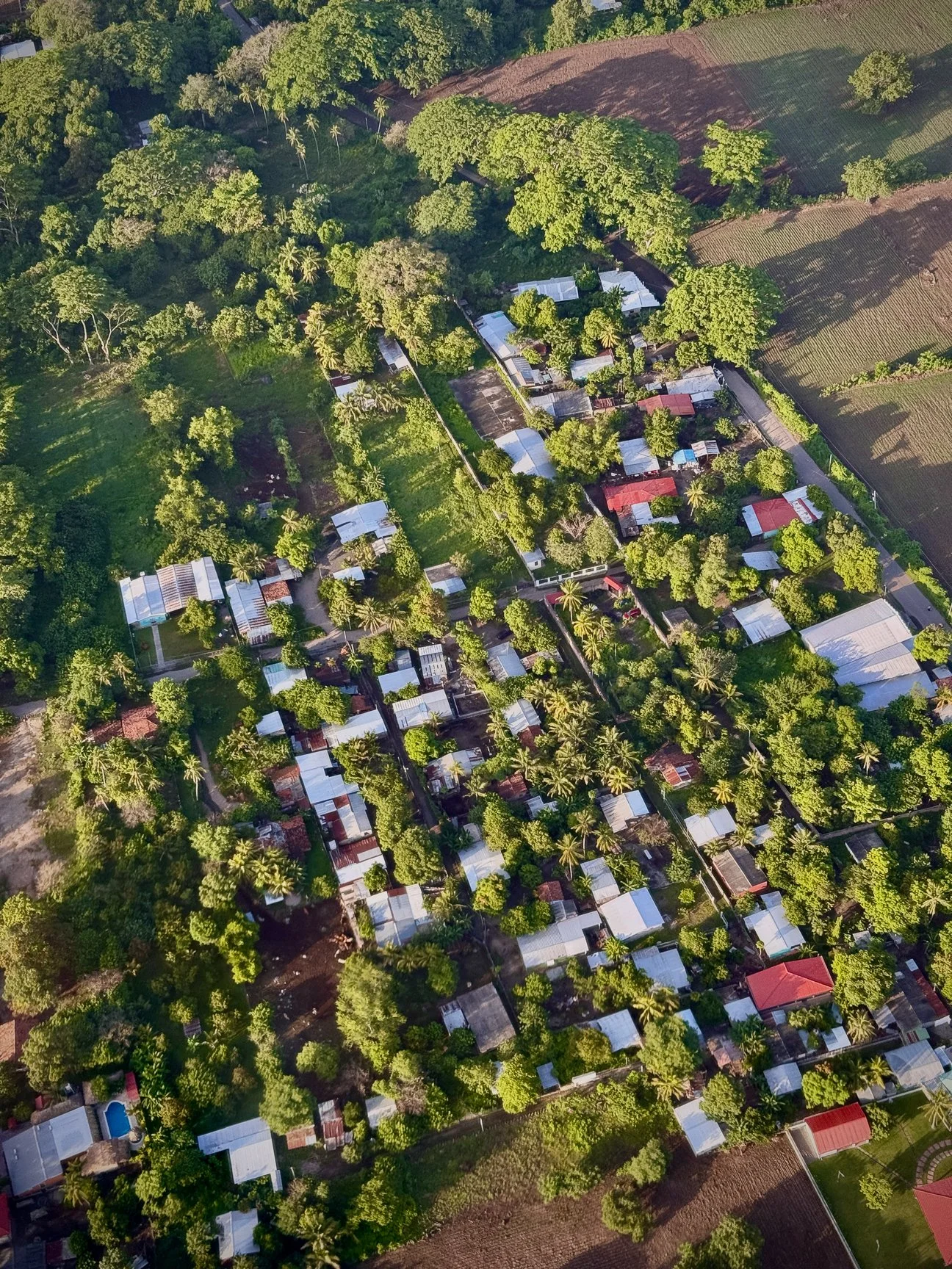 Small town near the airport