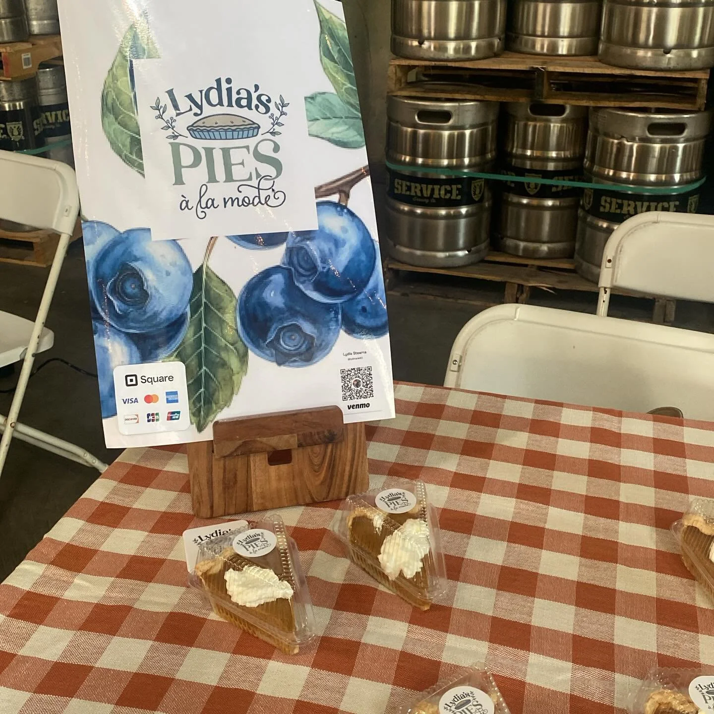 Hey y&rsquo;all we&rsquo;re at Service Brewery today for the Start Up Savannah Liftoff market 12:00-4:00.  Come on out and place your pie order for Thanksgiving or go to Lydiaspies.com!