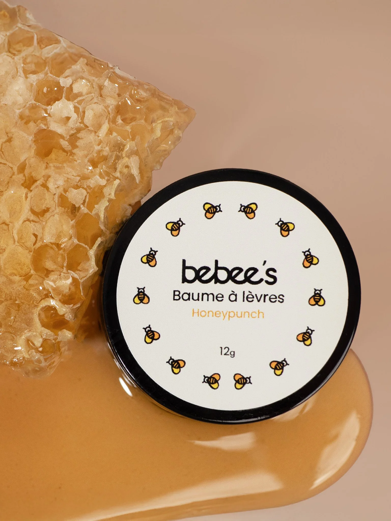 Baume à lèvre au miel bebee's.