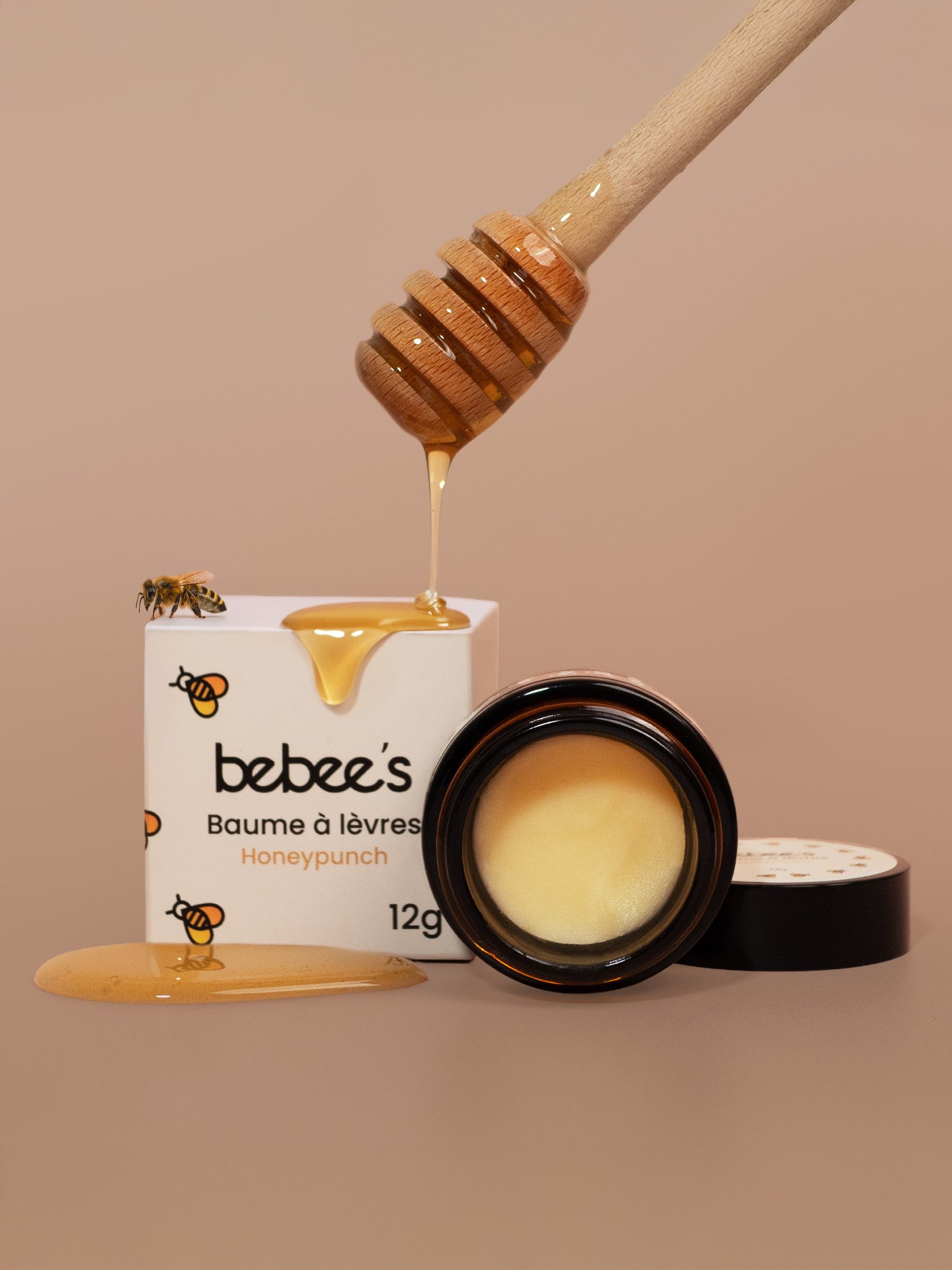 BAUME À LÈVRES HONEYPUNCH - 12G - RÉCOLTE 2024
