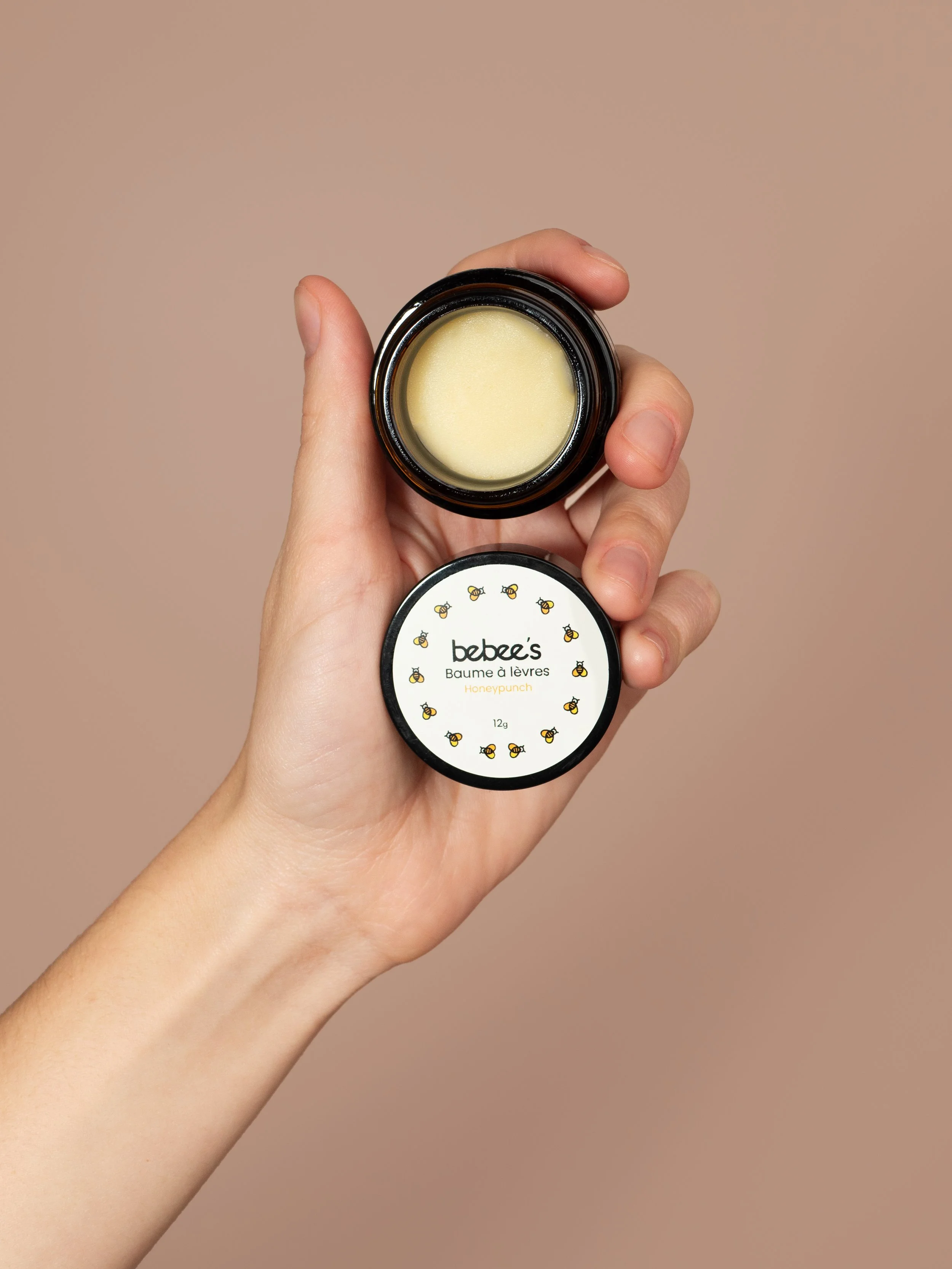 Baume à lèvres au miel fondant.