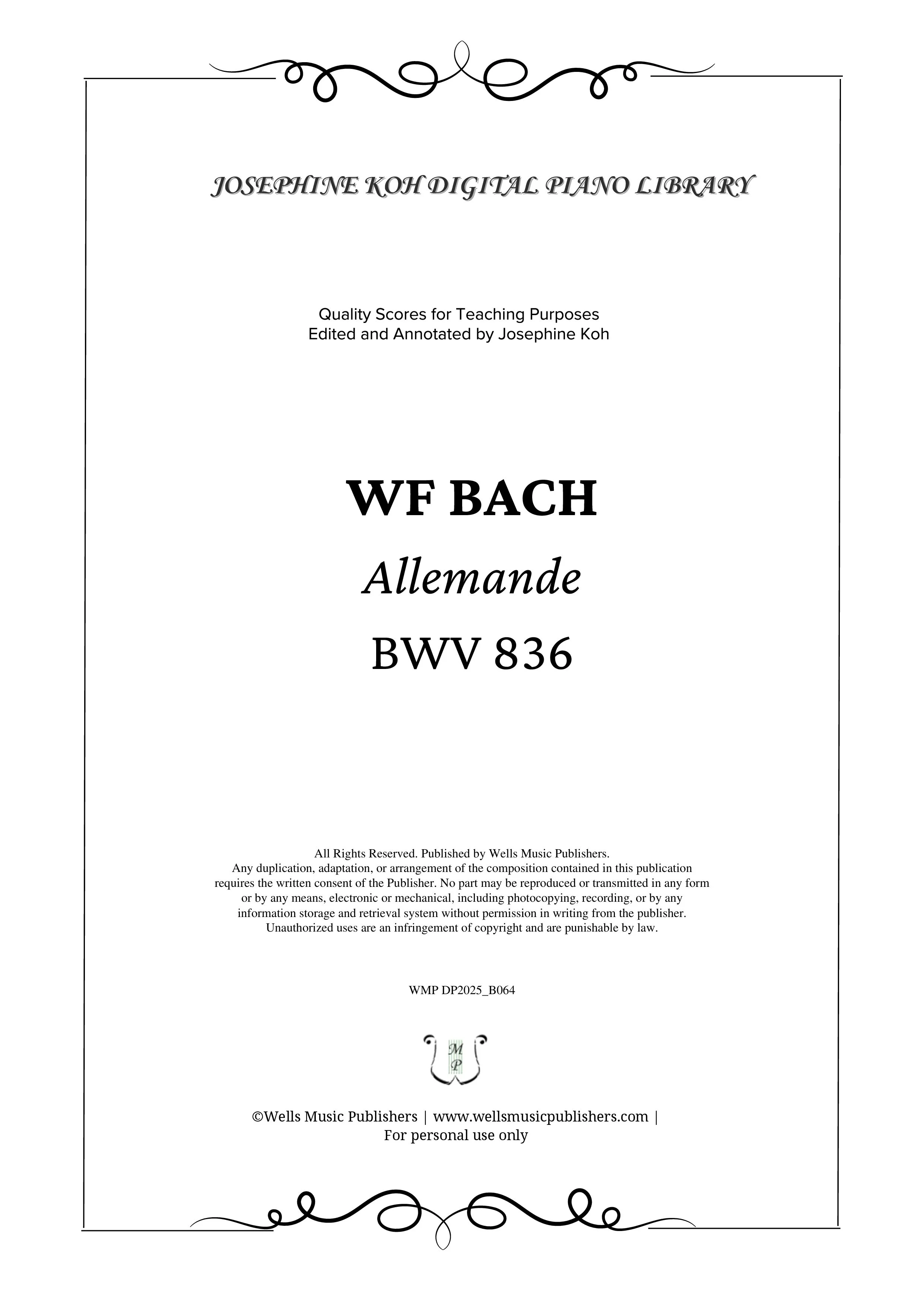 Bach, WF_Allemande, BWV 836 (WMP DP2025_B064)-sf