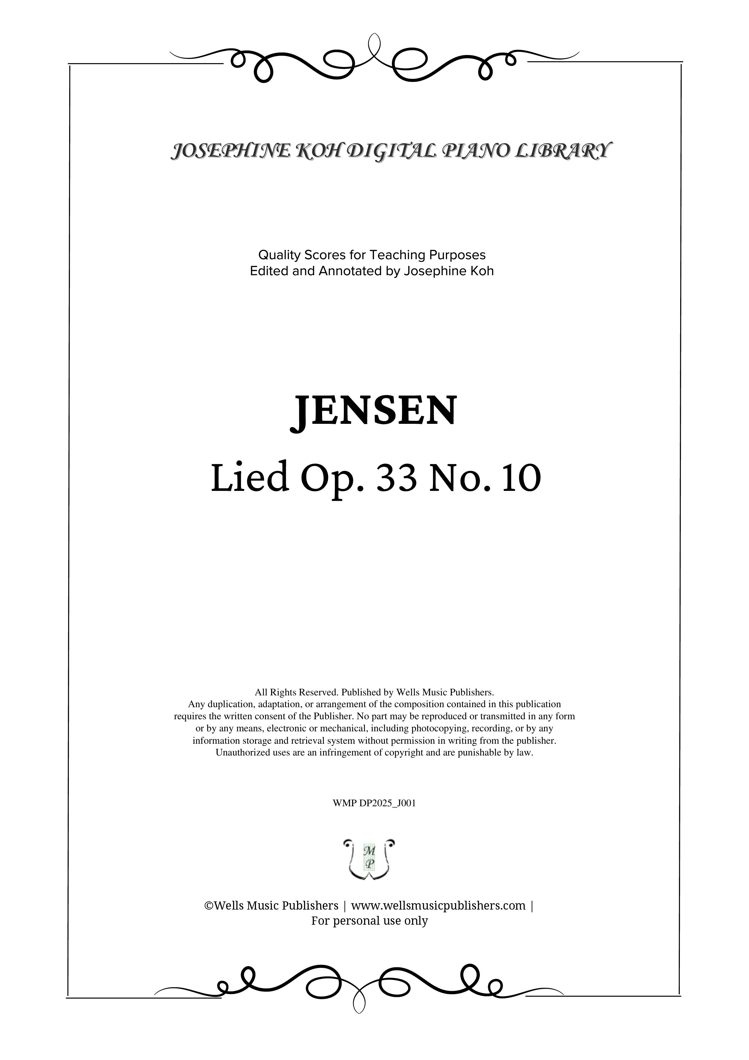 Jensen_Lied Op. 33 No. 10 (WMP DP2025_J001)-sf