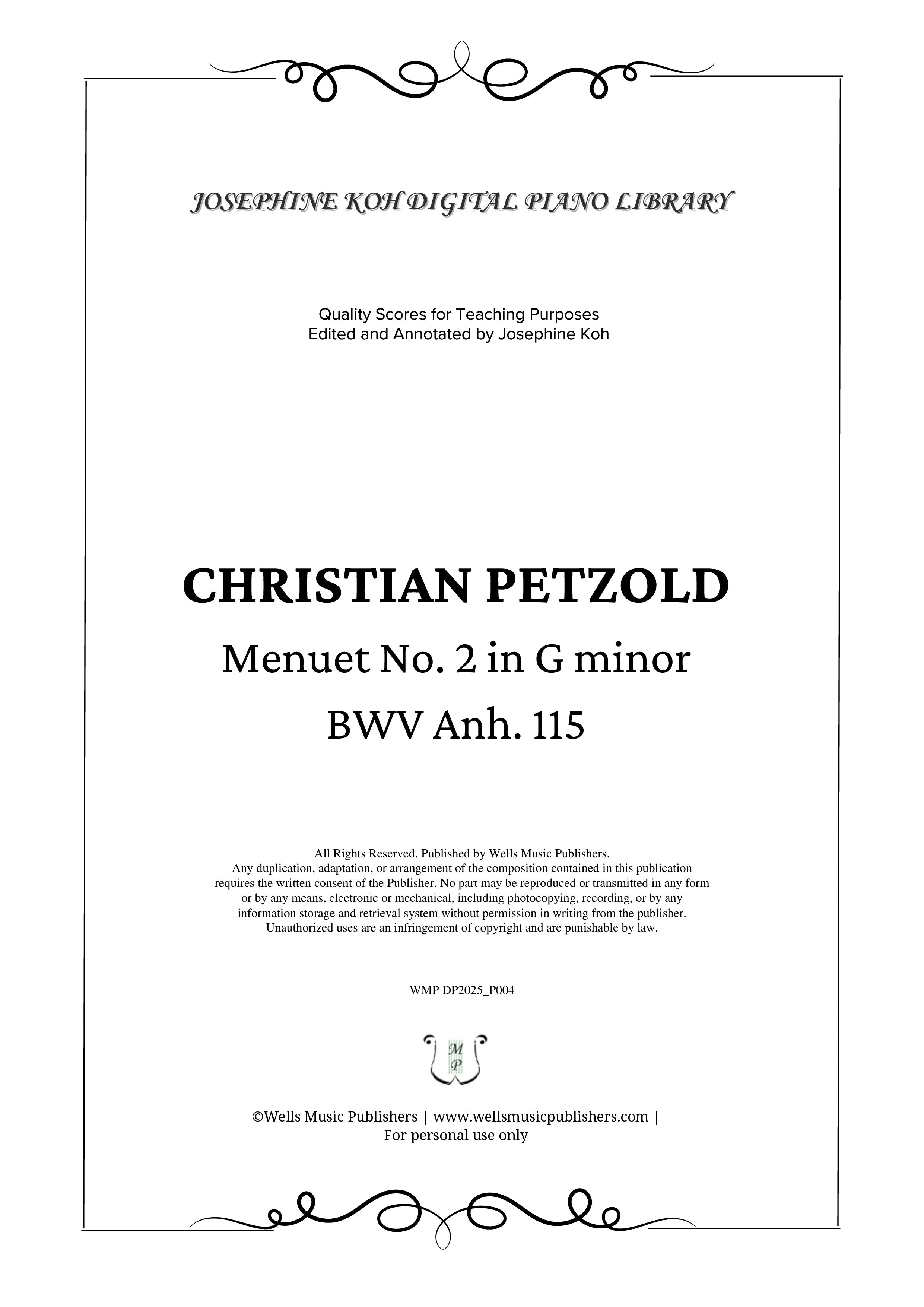 Petzold, Christian_Menuet No. 2 in G minor, BWV Anh. 115 (WMP DP2025_P004)-sf