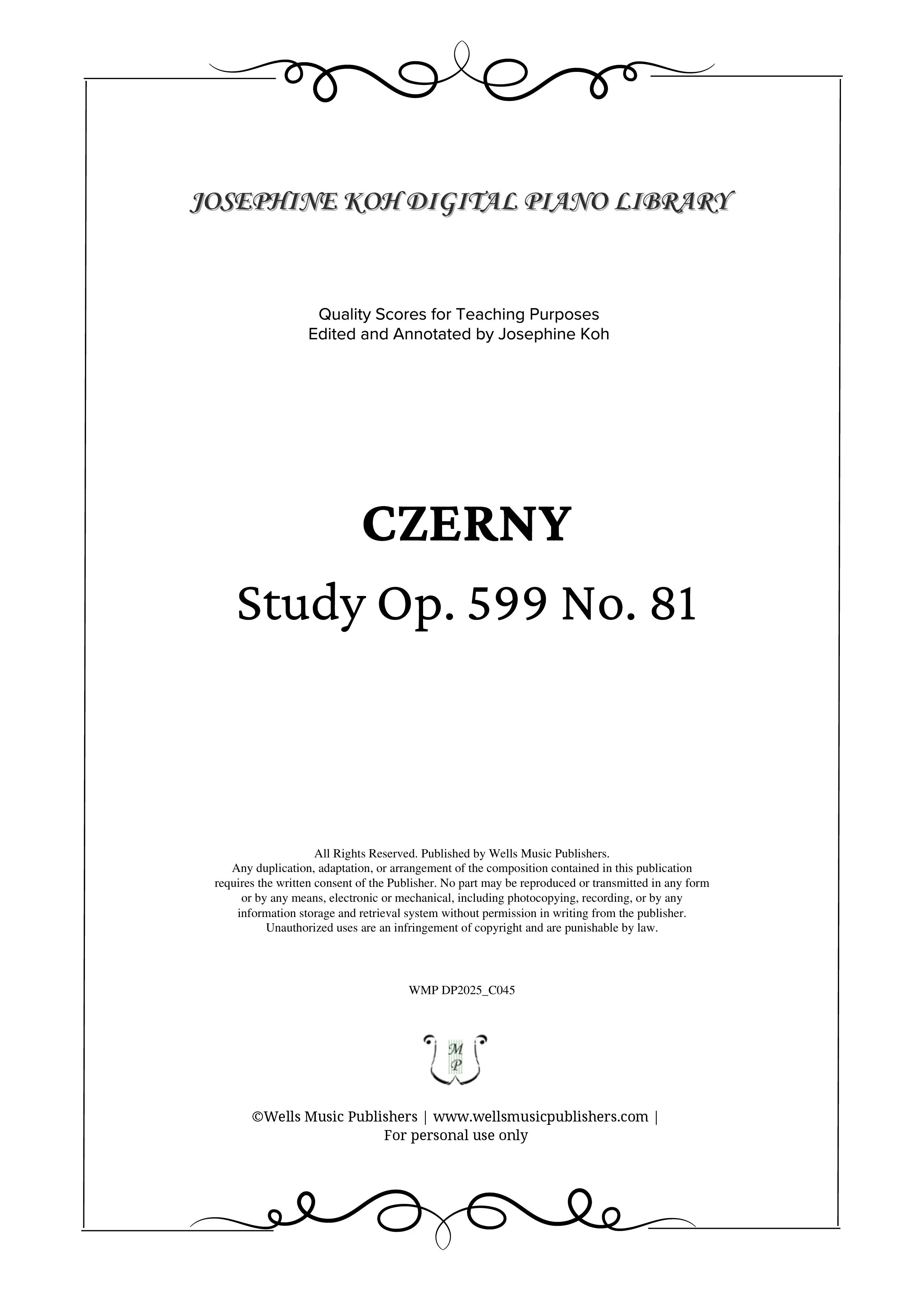 Czerny_Study Op. 599 No. 81 (WMP DP2025_C045)-sf