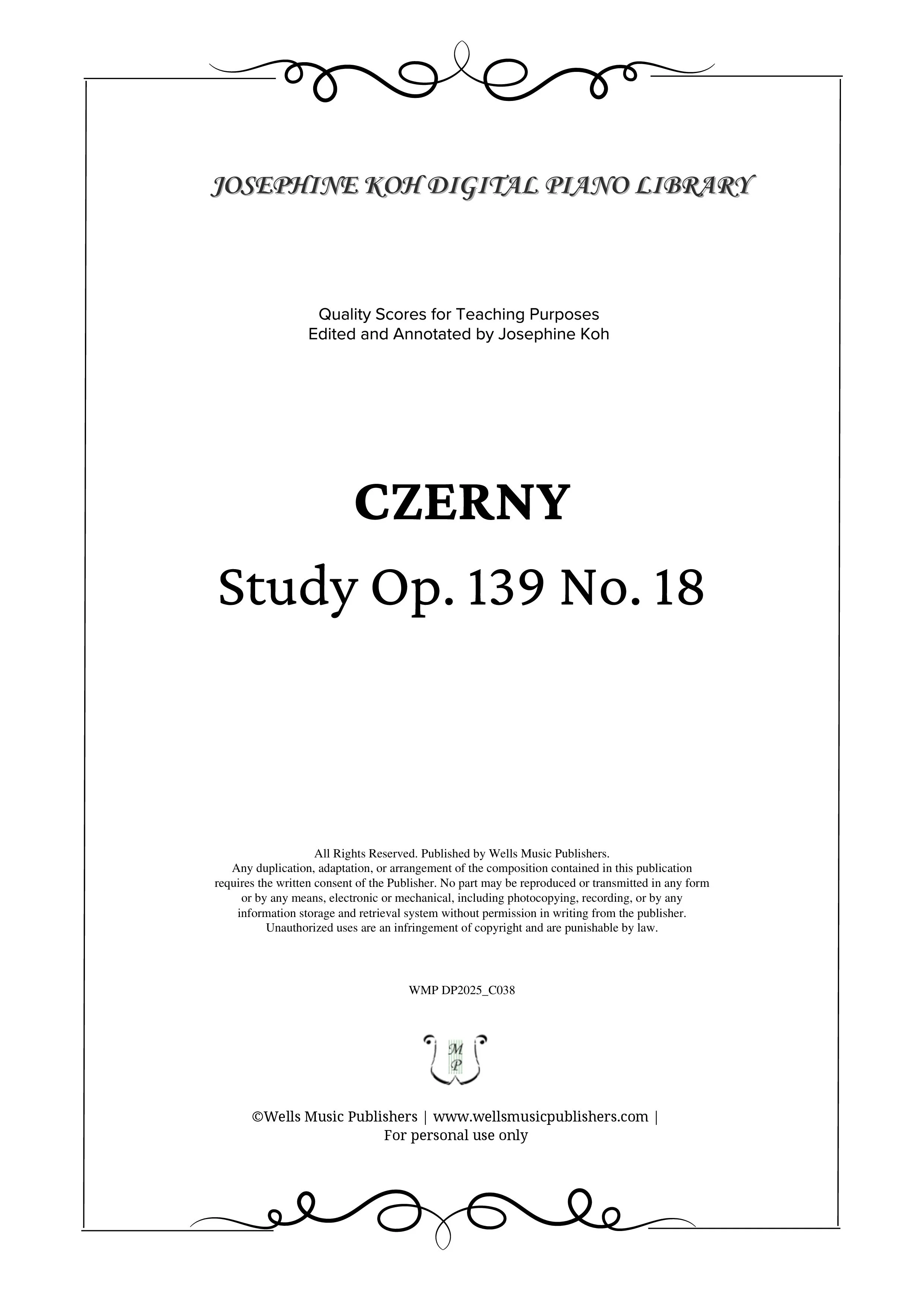 Czerny_Study Op. 139 No. 18 (WMP DP2025_C038)-sf