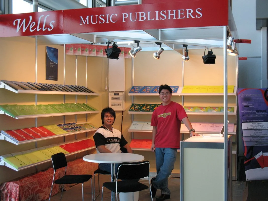 Setting up the Booth 
Our Humble Beginnings