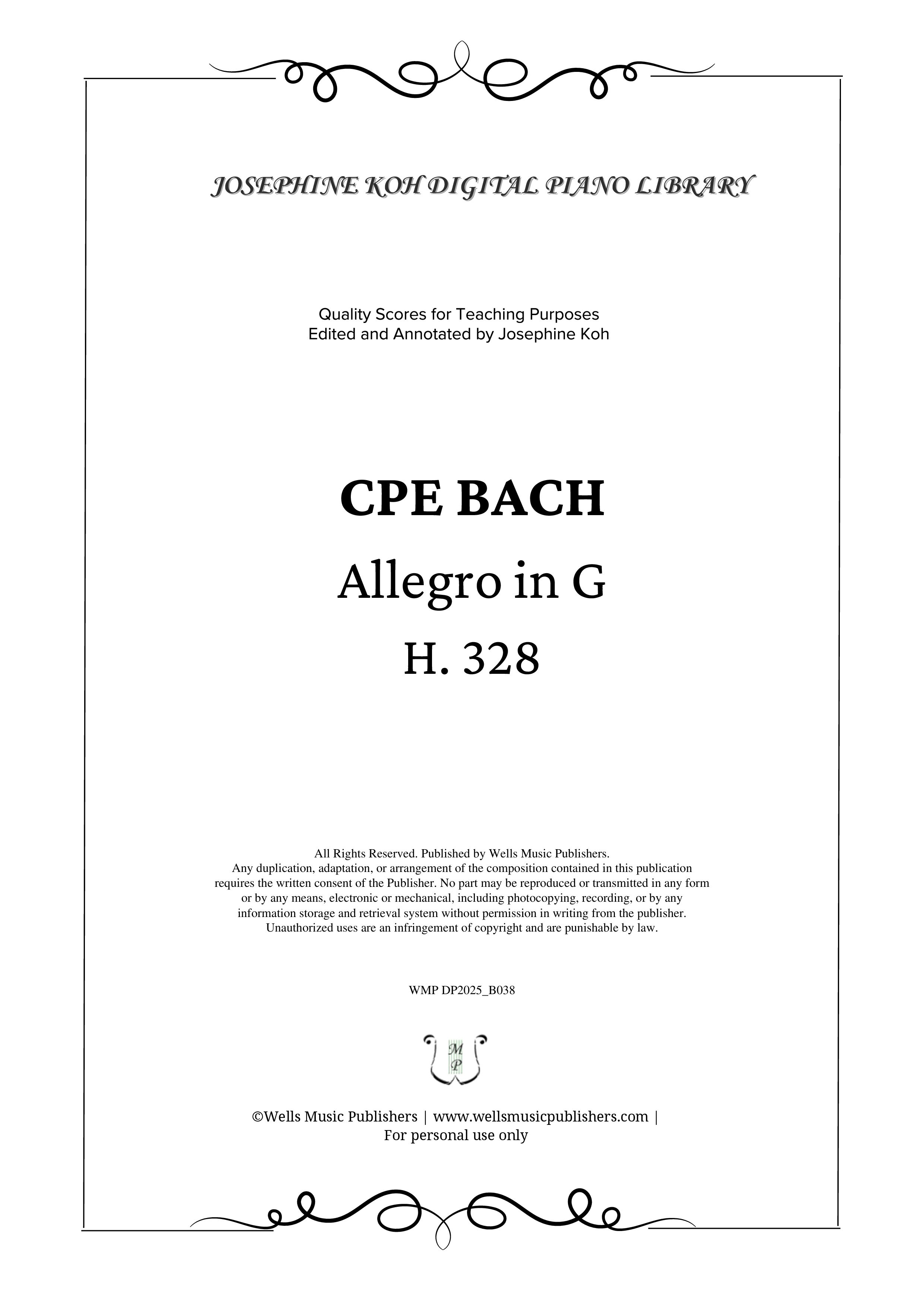 Bach, CPE_Allegro in G, H. 328 (WMP DP2025_B038)-sf