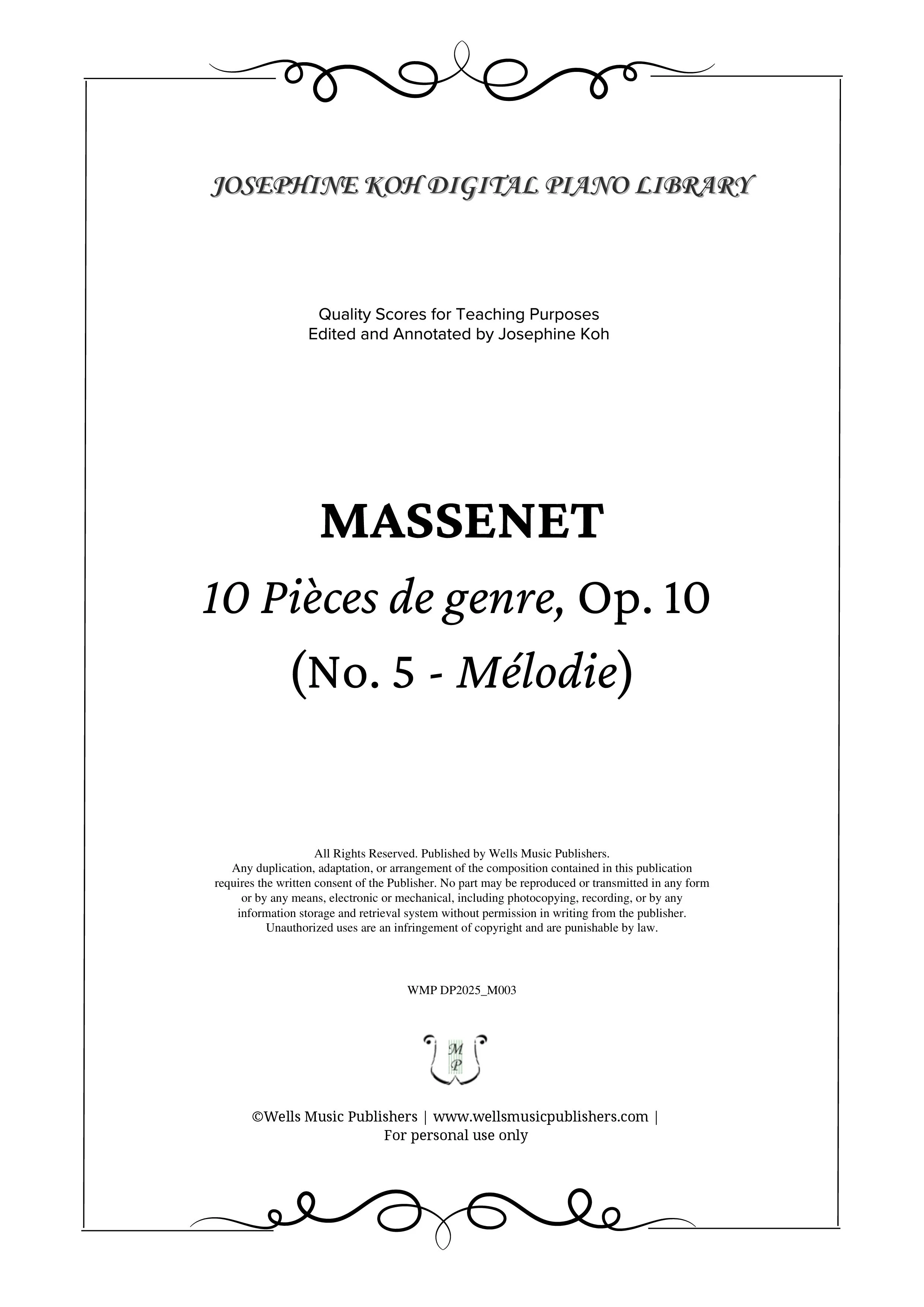Massenet_Mélodie (WMP DP2025_M003)-sf