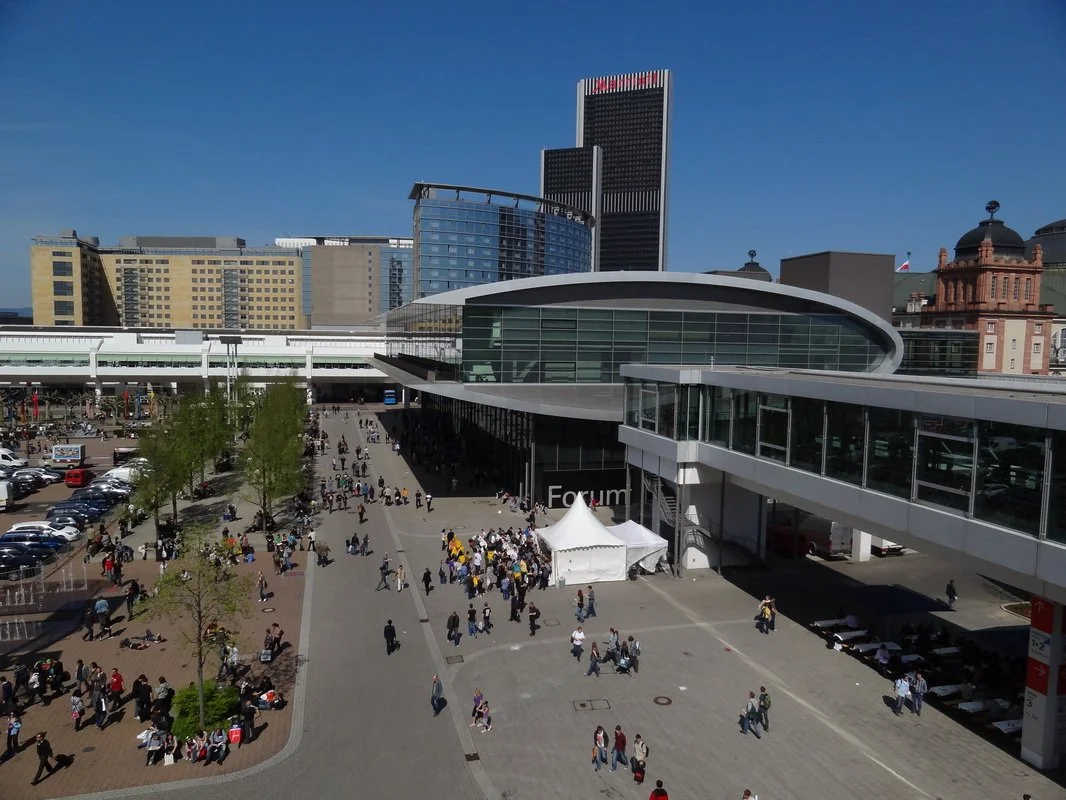 Overlooking Messe Halls