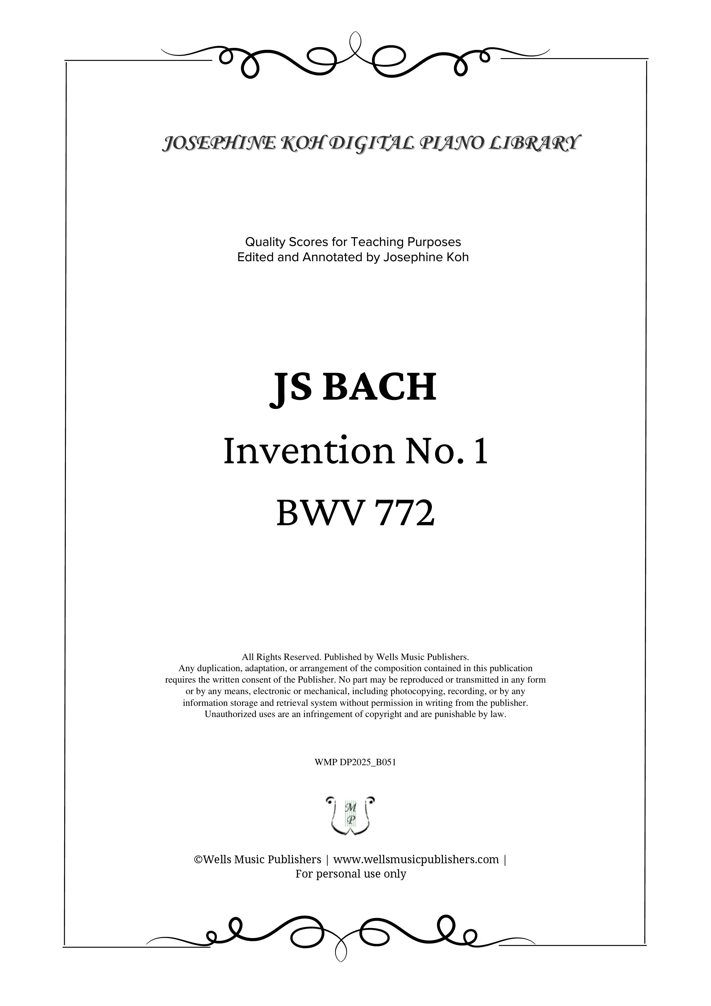 Bach, JS_Invention No. 1, BWV 772 (WMP DP2025_B051)-sf