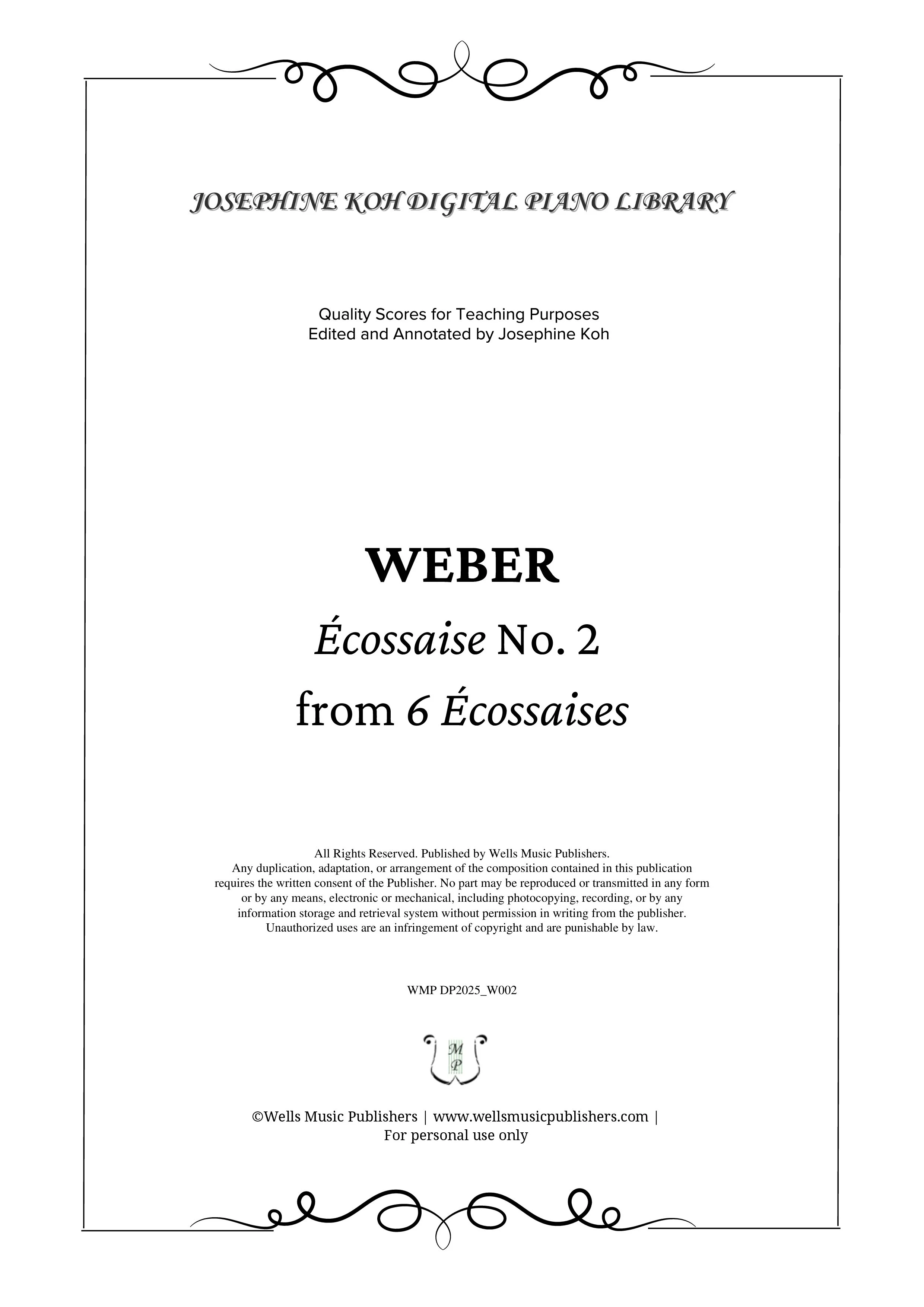 Weber_Écossaise No. 2 (from 6 Écossaises) (WMP DP2025_W002)-sf