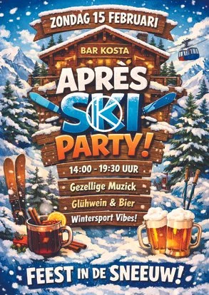 Après ski party bij Bar Kosta