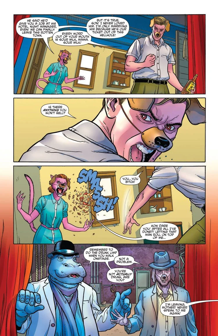 EXIT STAGE LEFT: THE SNAGGLEPUSS CHRONICLES
W: Mark Russell I: Mark Morales C: Paul Mounts
DC
2018