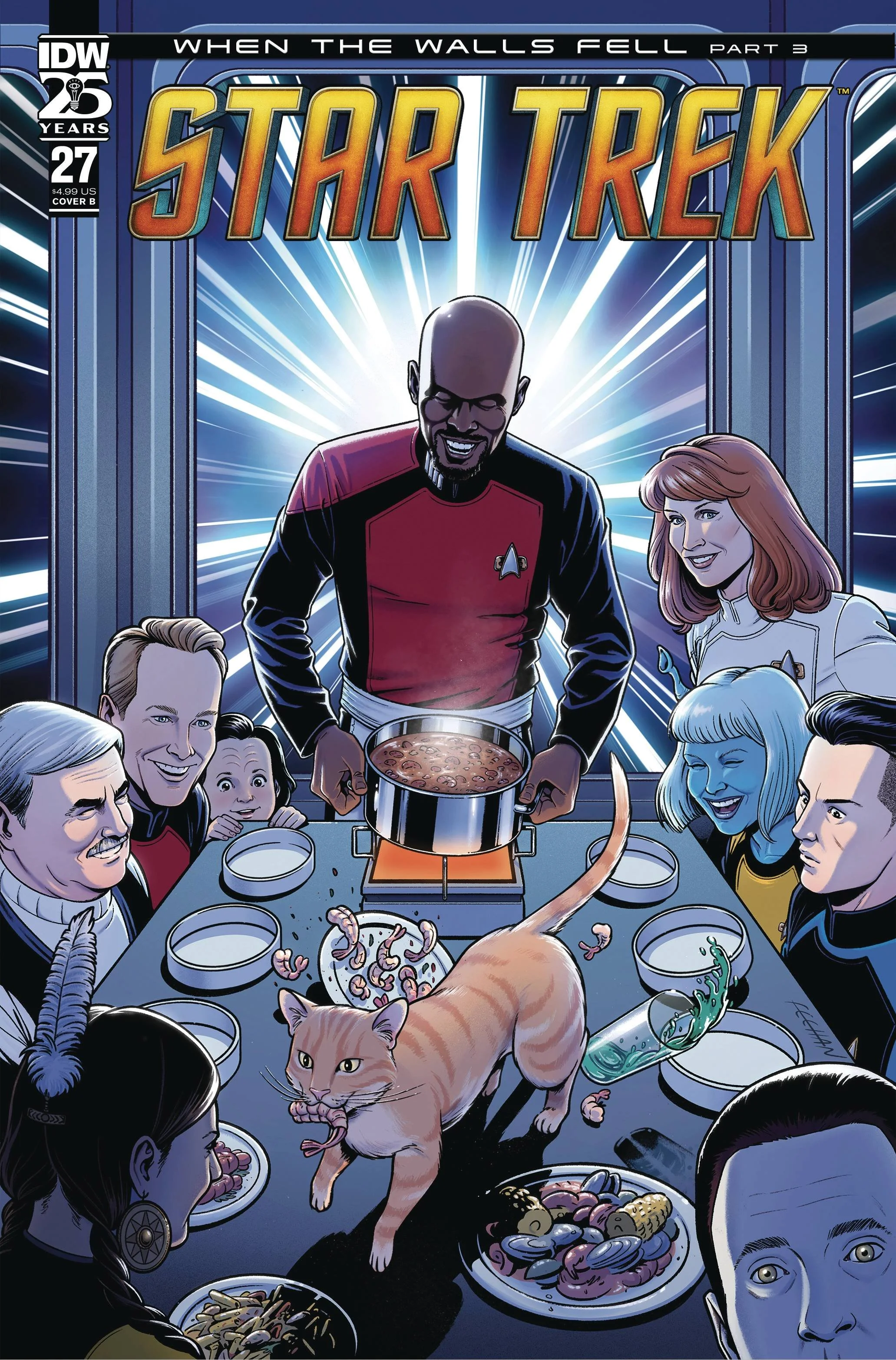 STAR TREK #27 Cover
Written by Jackson Lanzing and Colin Kelly
IDW
2024