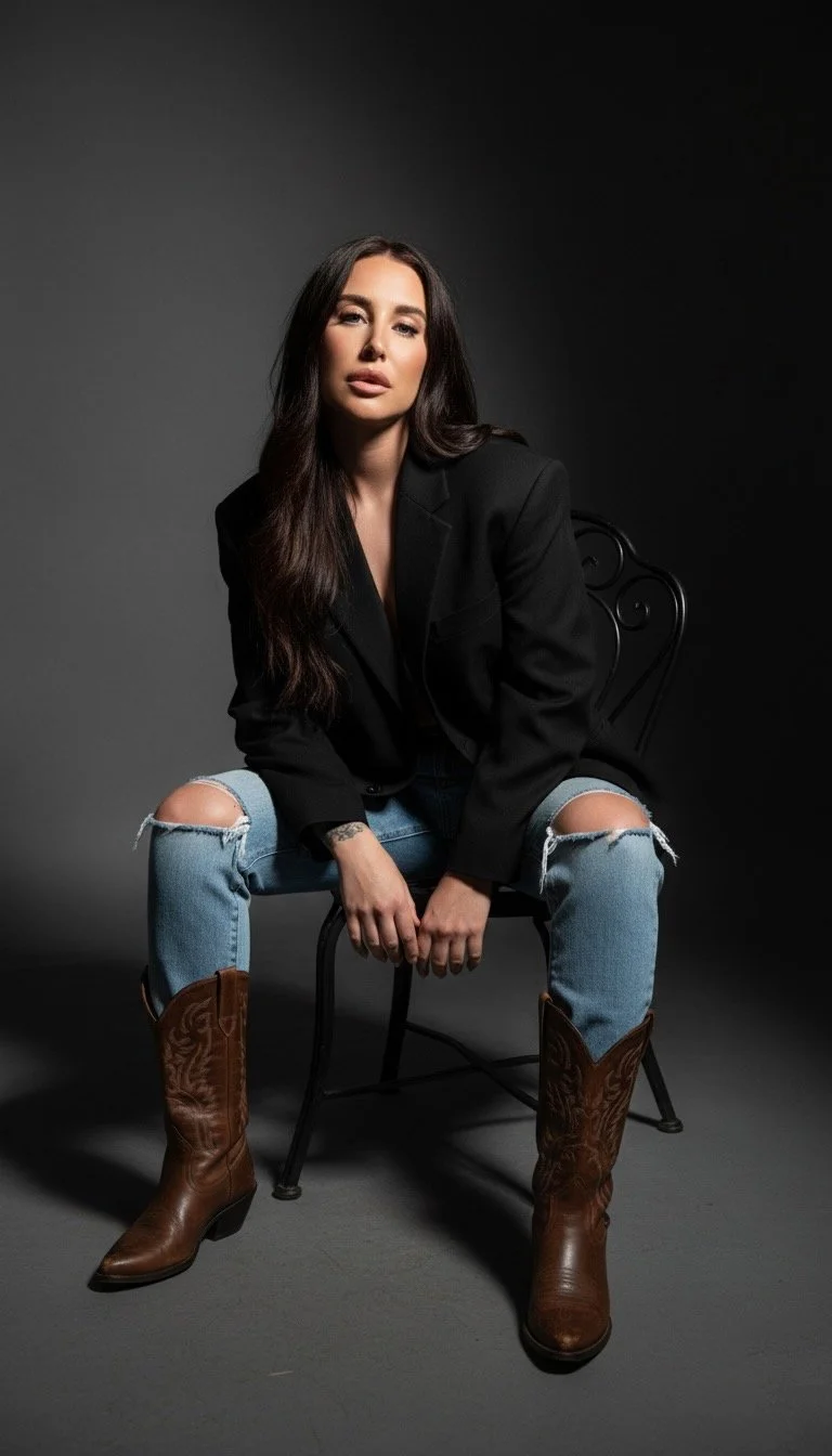 Social media manager creating branded Instagram content on a laptop, planning posts and captions for a small business marketing strategy.