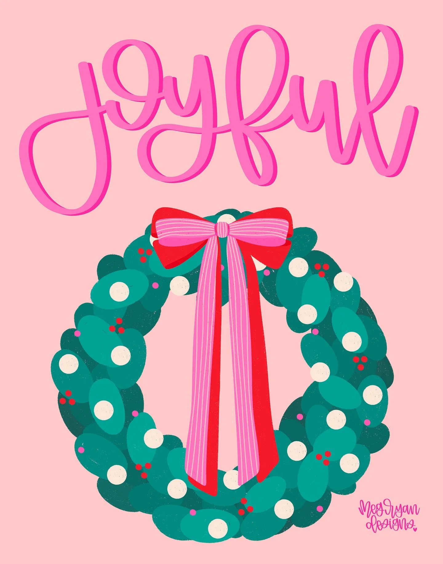 Lettering was my first creative dream, and even though I&rsquo;ve pivoted since, I love when I get to mix it with my Christmas art. 💕🎀✨

Joyful feels like the perfect place to start.

Art Licensing &bull; Greeting Card Design &bull; Surface Pattern