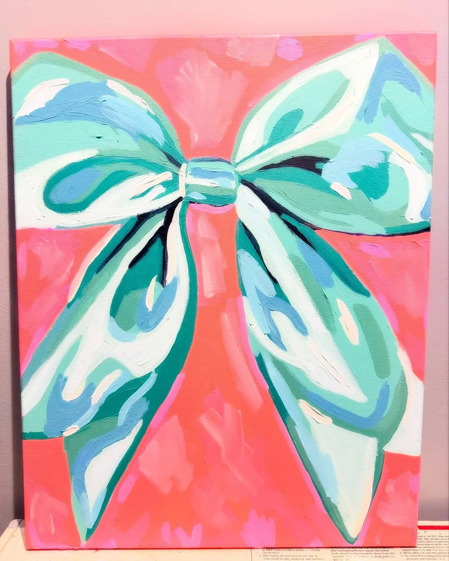 Switching it up a little today. I tried one of @paigeflotterud classes and it was so fun. I had to stop for a few hours after the first layer of paint (see slide 2) and made the rookie mistake of letting all my paint dry up. I could not color match t