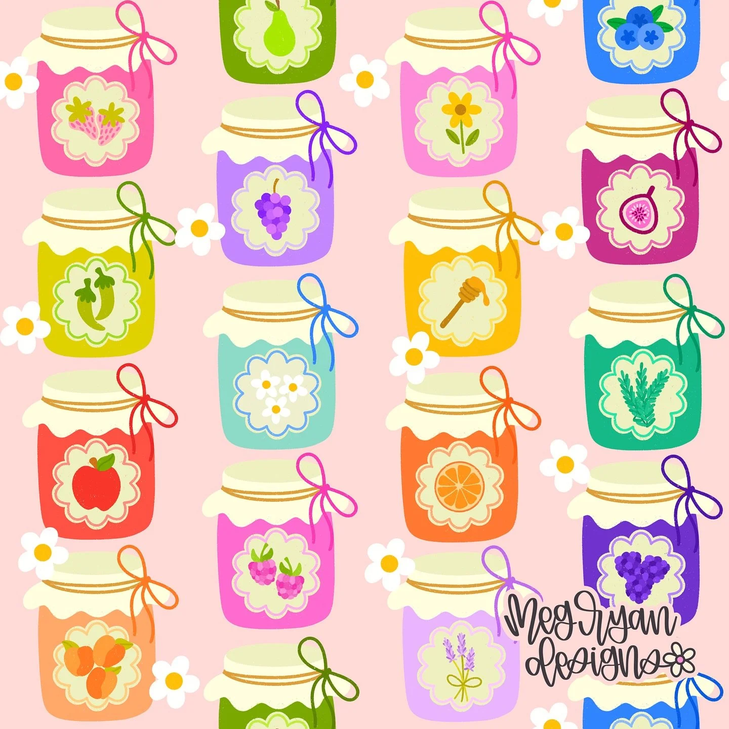 Jam 🍯✨
What flavor is your fav? I very rarely eat it. Something about the texture 😅🙈 but I do put honey in my teas! 

hand drawn &bull; cottagecore &bull; whimsical &bull; playful &bull; cozy &bull; colorful &bull; cheerful &bull; vintage inspired