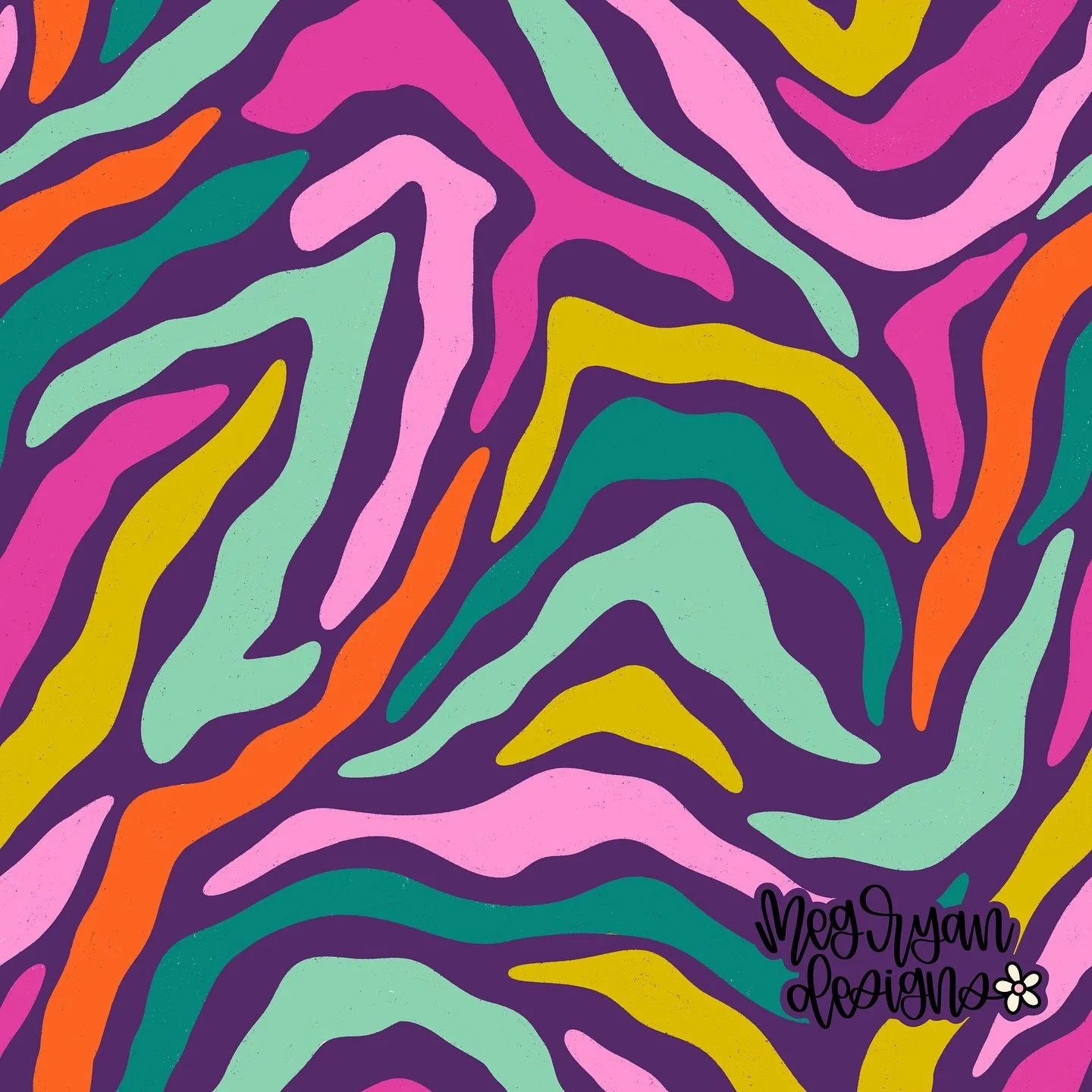 I couldn't do leopard print and not do zebra print for my @arthustleinsider jungle collection 🦓🐆

bold stripes | wavy pattern | abstract zebra | playful print | colorful design | pink aesthetic | girly pattern | modern retro | statement print | whi