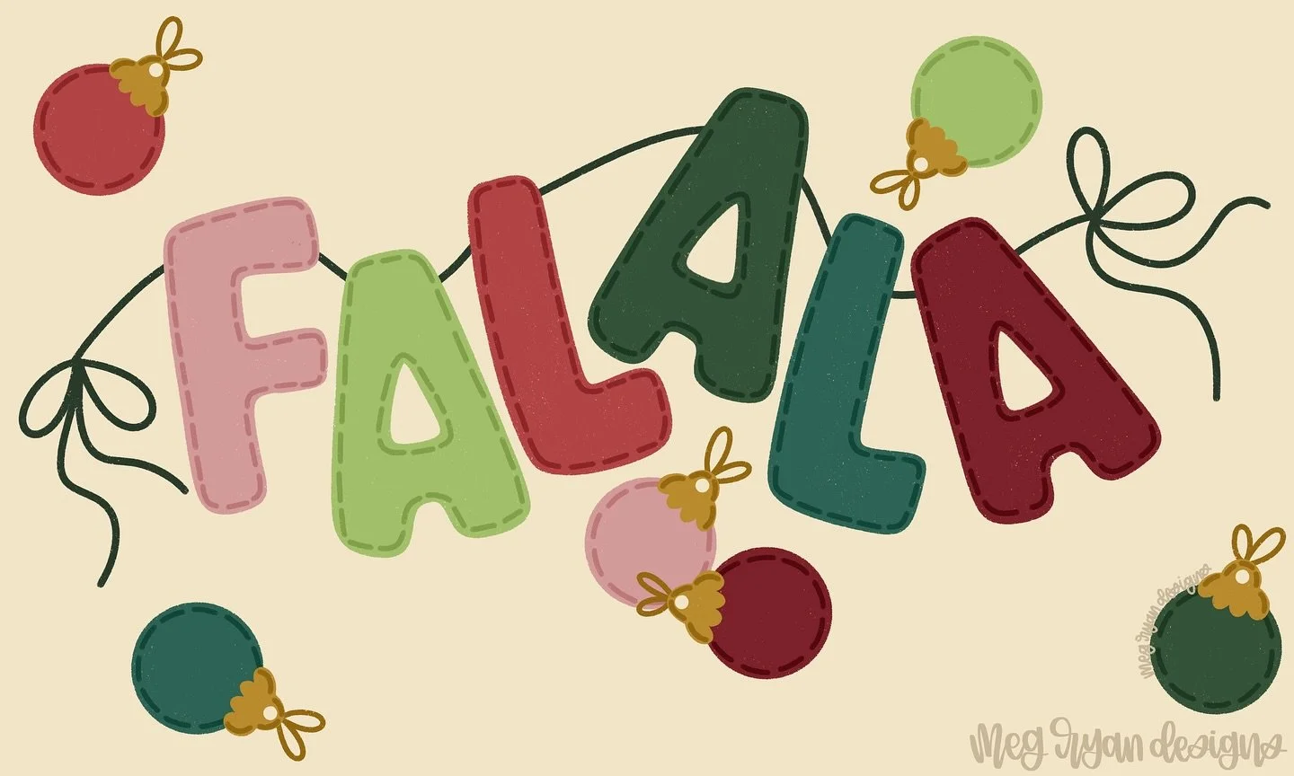 This was the first piece for this collection that inspired the whole thing🎄

felt christmas | fa la la | christmas lettering | holiday decor | stitched design | christmas ornaments | festive pattern | vintage christmas | cozy christmas | holiday ill