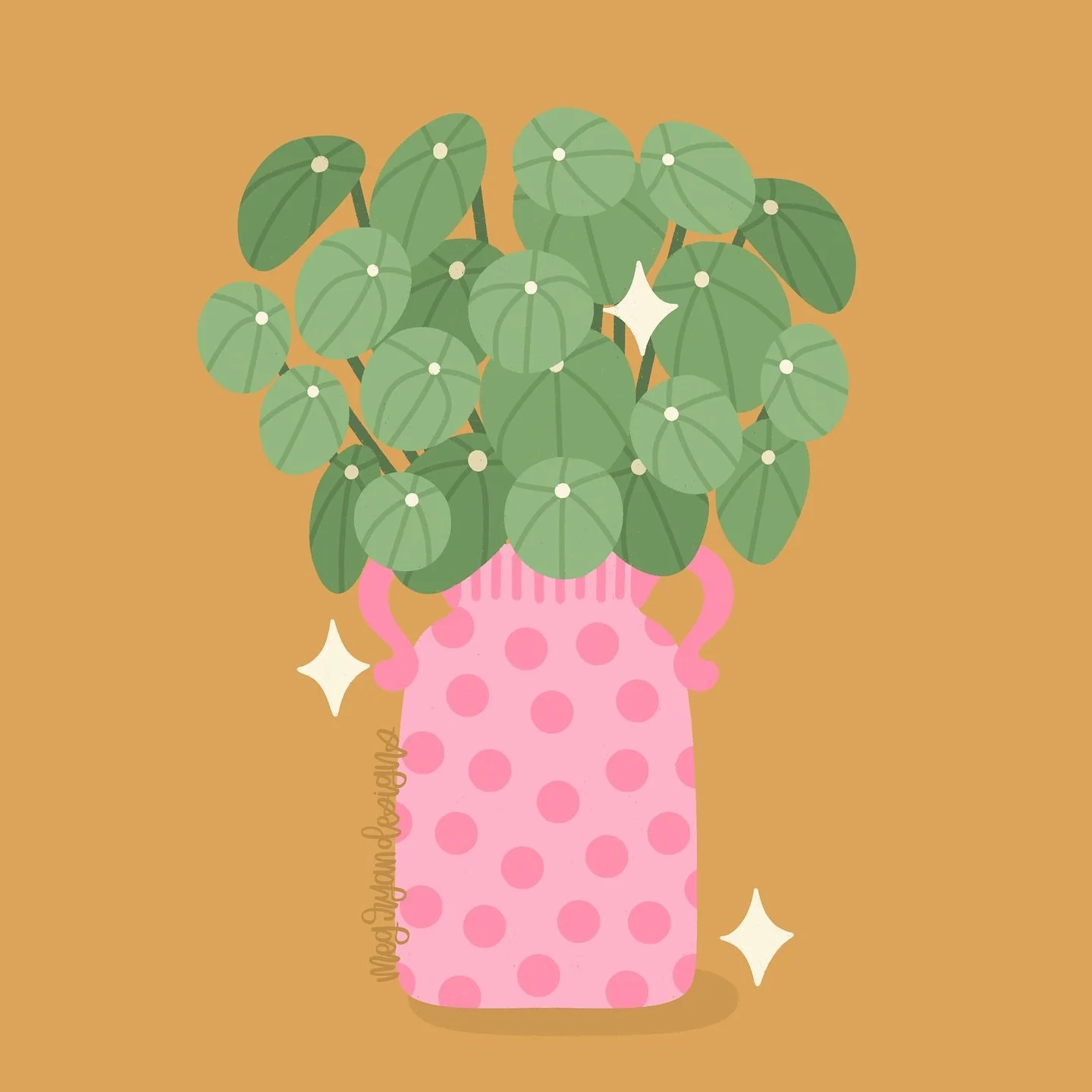 So this is just a houseplant drawing account now 😂
Also, has anyone been playing the new game, Leafy Corner? I'm obsessed and for some reason these Chinese Money Plants are one of the top requests from buyers in it 😅

Meg Ryan Designs | Chinese Mon