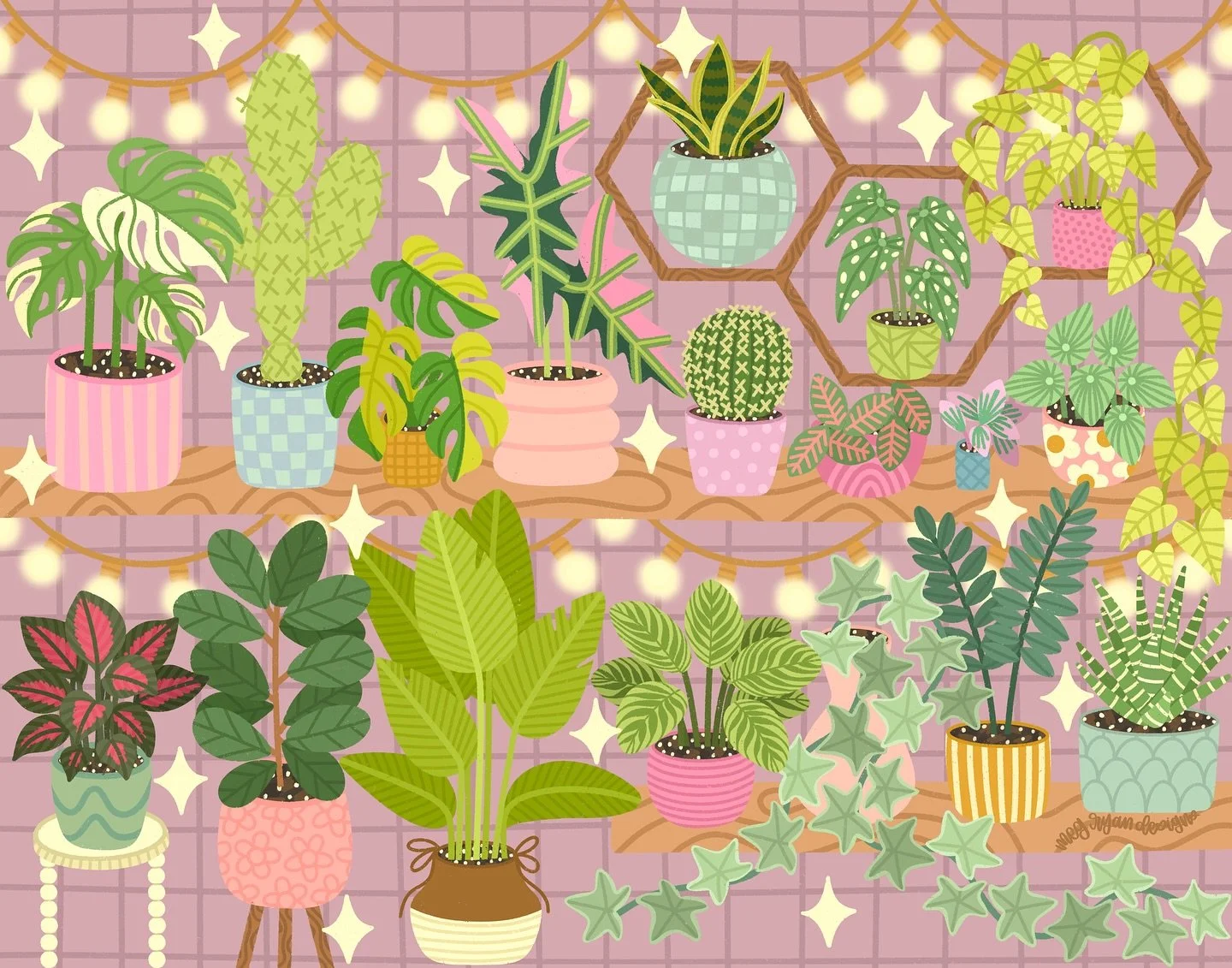 A horizontal version of my houseplant puzzle attempt 🩷🧩

Meg Ryan Designs | puzzle art | jigsaw puzzle | puzzle illustration | puzzle design | illustrated puzzle | colorful puzzle | adult puzzle | botanical puzzle | houseplant puzzle | detailed ill