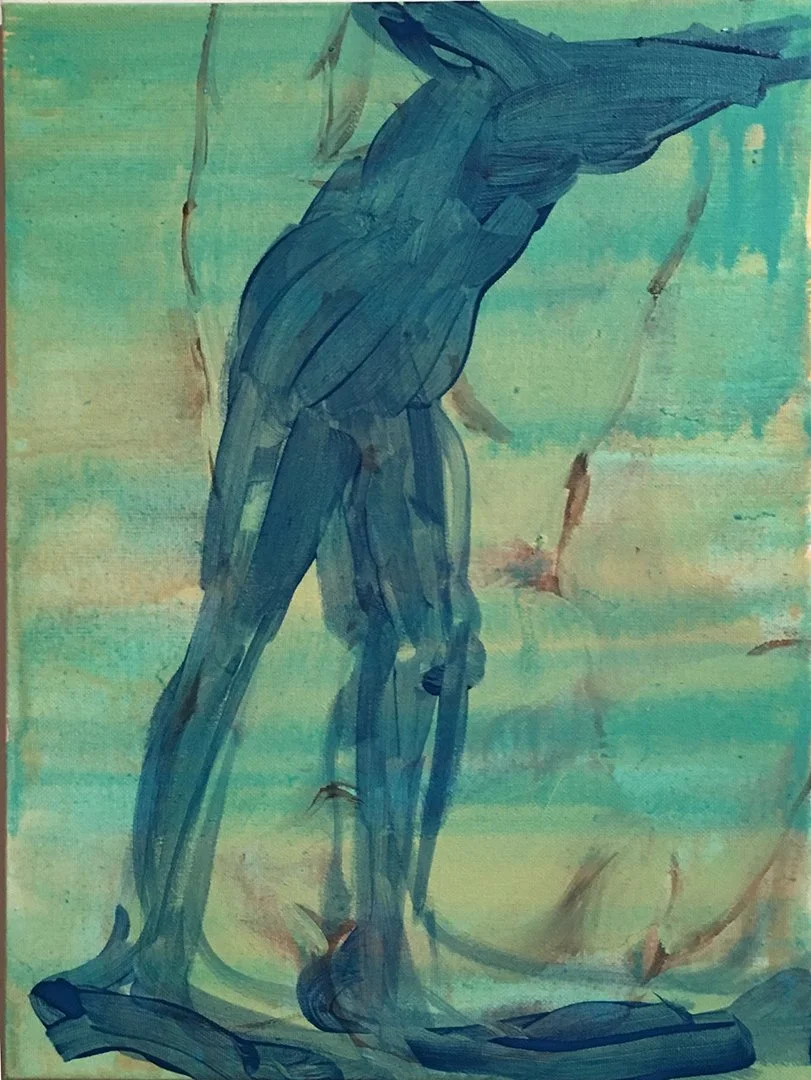 Floor, 2017, Acrylic on canvas, 16 x 20 inches