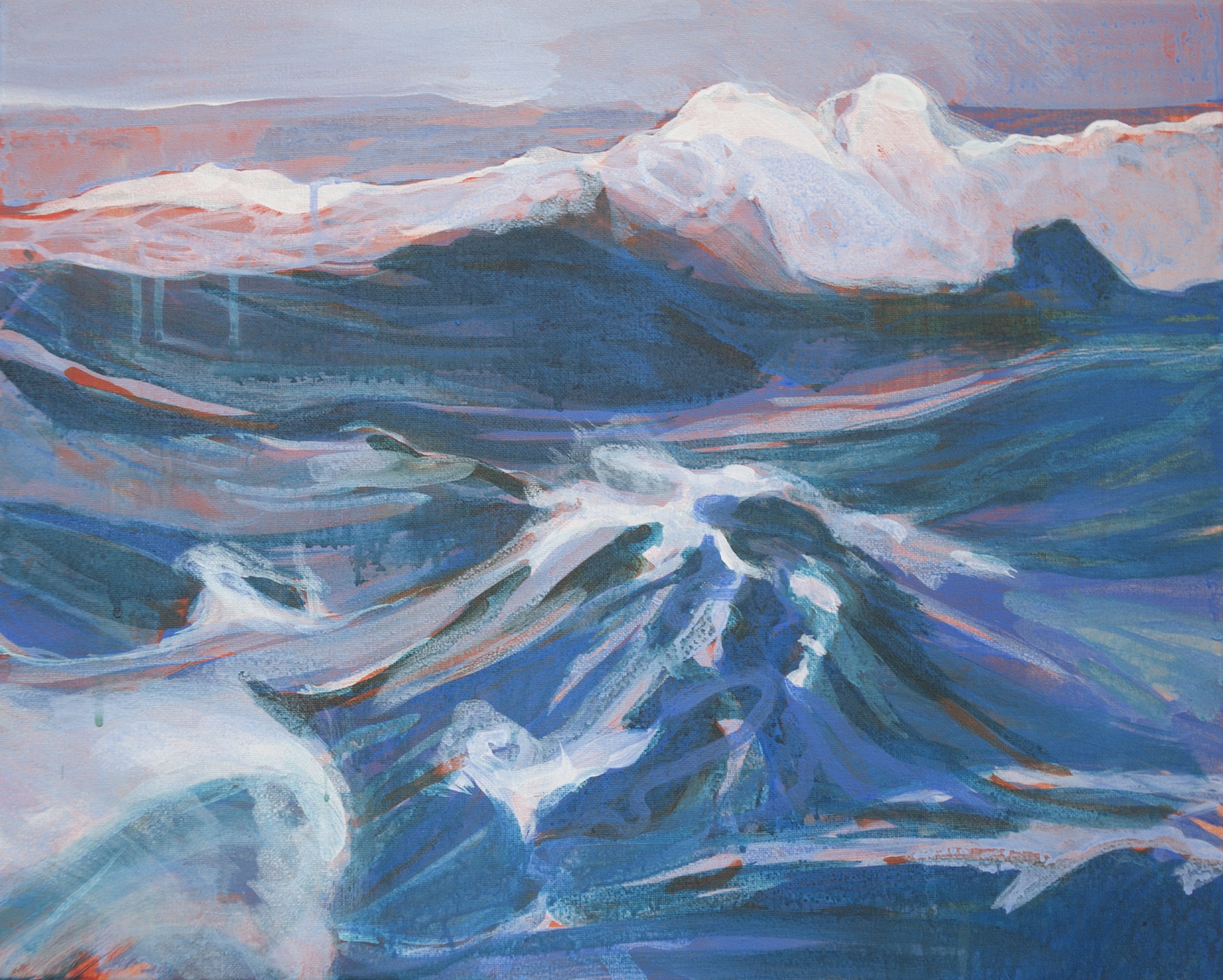 Rogue, 2016, Acrylic on canvas, 16 x 20 inches