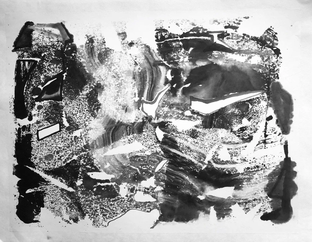 ME#4, 2020, Ink on paper, 20 × 26 inches