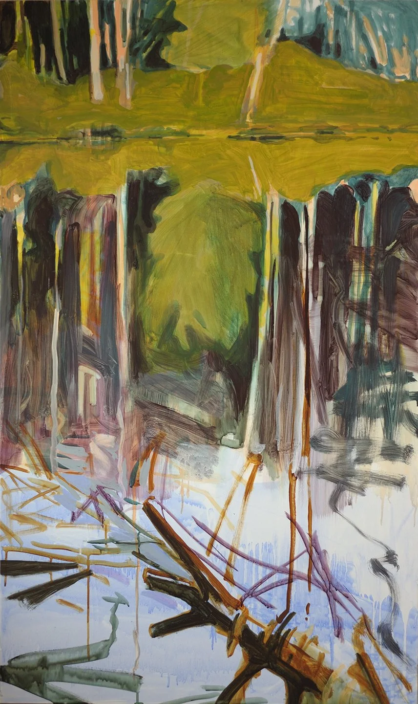 Danish Blue, 2023, Acrylic on canvas, 47 x 38 inches