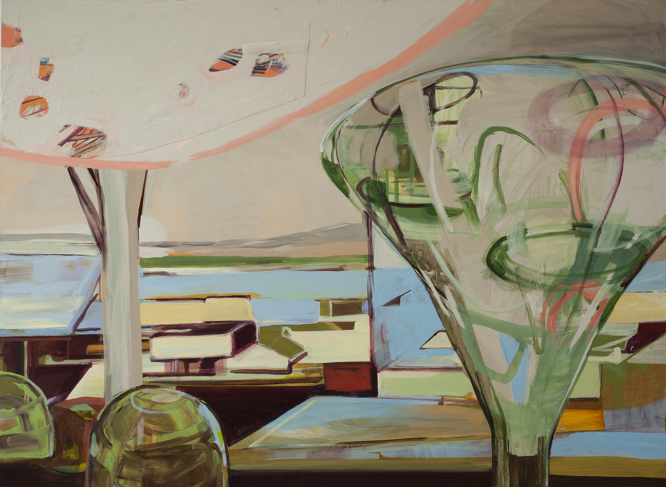 World Fair, 2020, Acrylic on canvas 45 x 66 inches