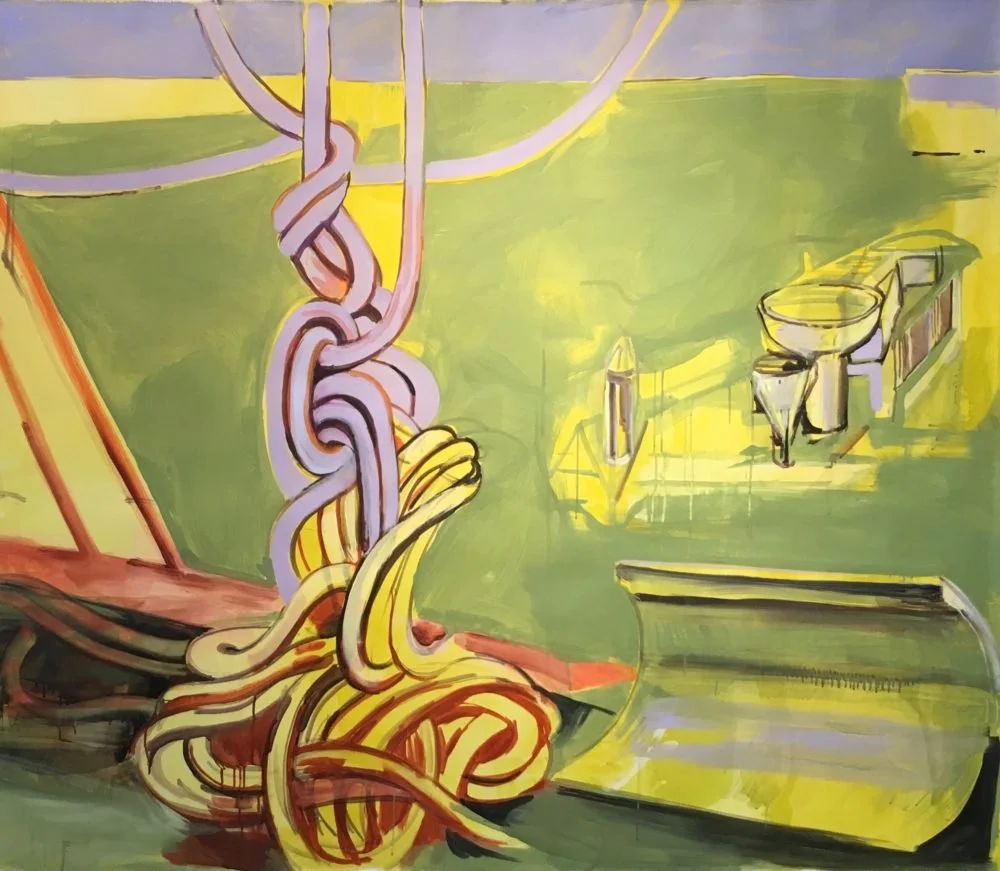 Farm direct, 2017, Acrylic on canvas, 58 x 64 inches