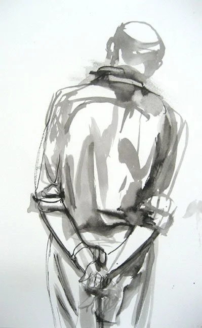 connoiseur, 2014, Charcoal on paper