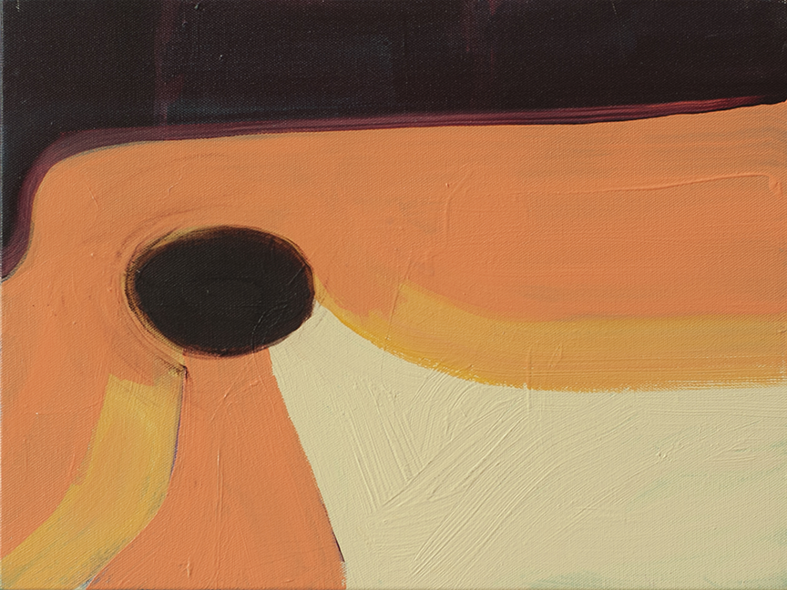 
Hole, 2019, Acrylic on canvas, 12 x 16 inches