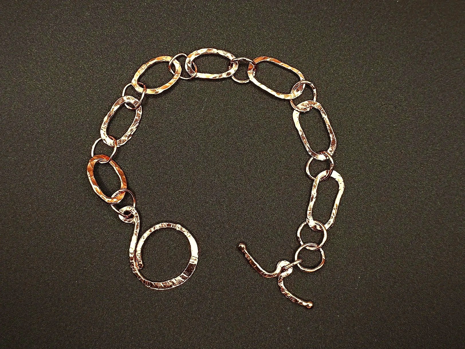 bracelet:  copper