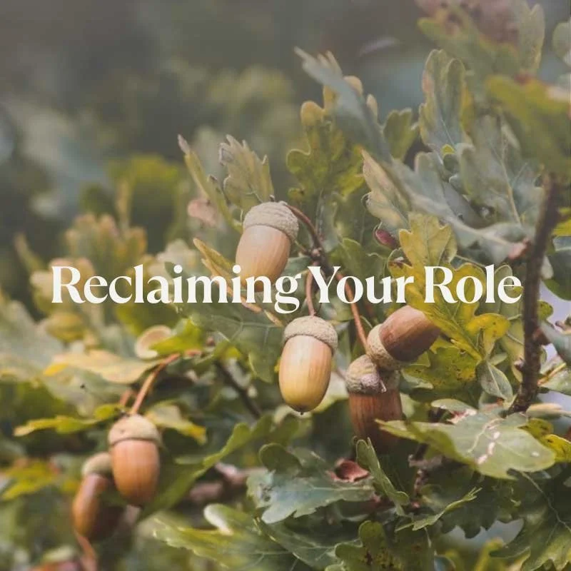 Reclaiming Your Role