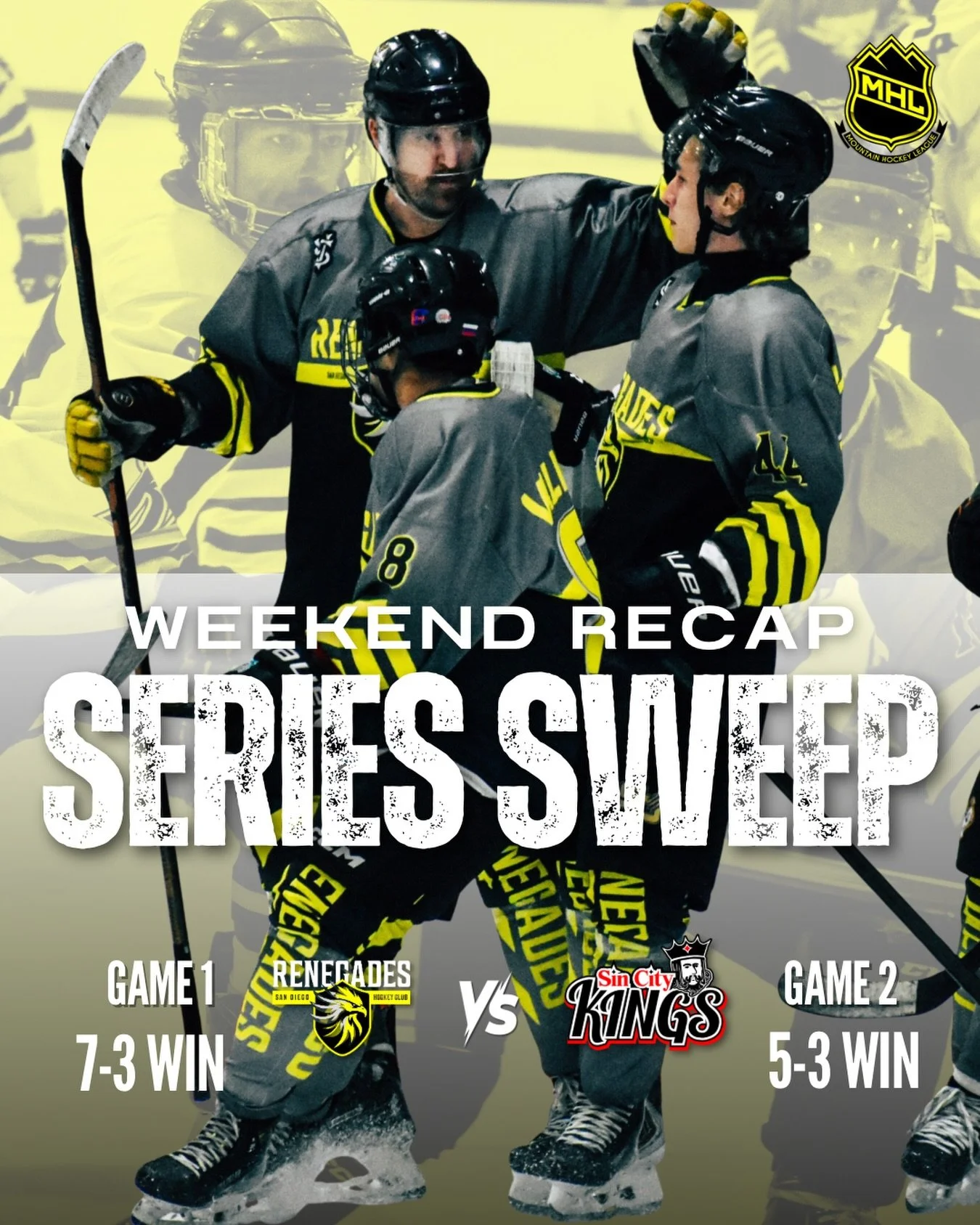 Vegas weekend handled. &spades;️

Two nights in Sin City. Two wins.
Friday: 7&ndash;3.
Saturday: 5&ndash;3.

Fast pace, big hits, a handful of good fights, and the usual Sin City extracuriculars, but none of that changes the outcome. We stayed compos