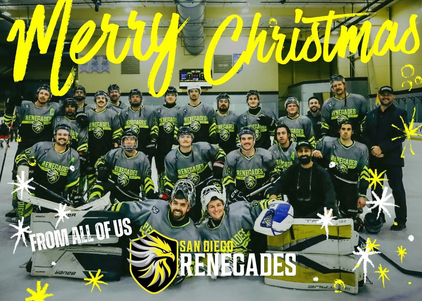 🎄🔥 MERRY CHRISTMAS FROM THE SAN DIEGO RENEGADES 🔥🎄

This season has been something special, and it&rsquo;s because of the people behind it.

Huge thank you to every single player who&rsquo;s worn the crest this year. The guys in this photo, and t