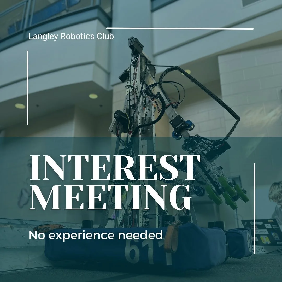 Come to our interest meeting on 9/13!