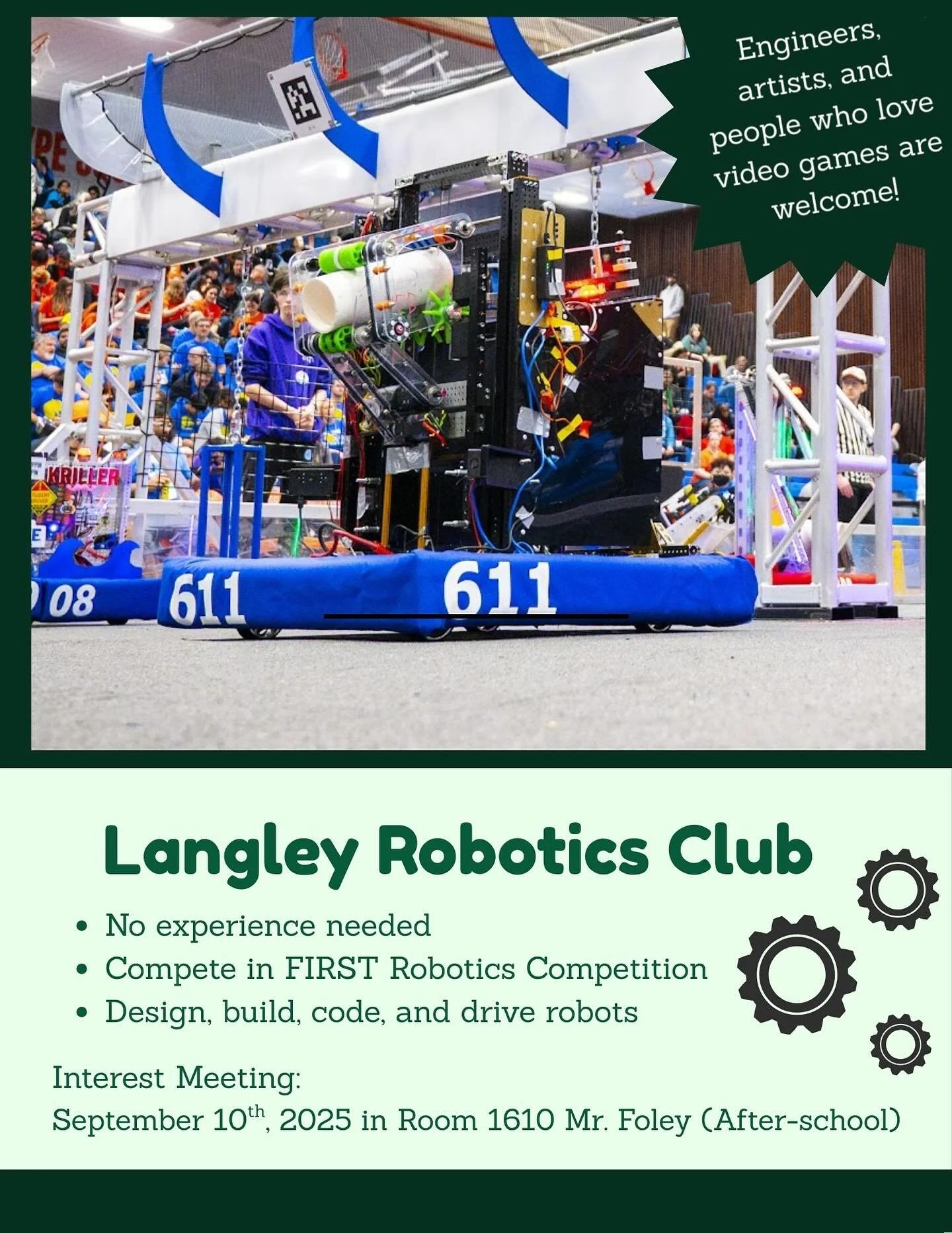 Interest meeting on Wednesday in 1610