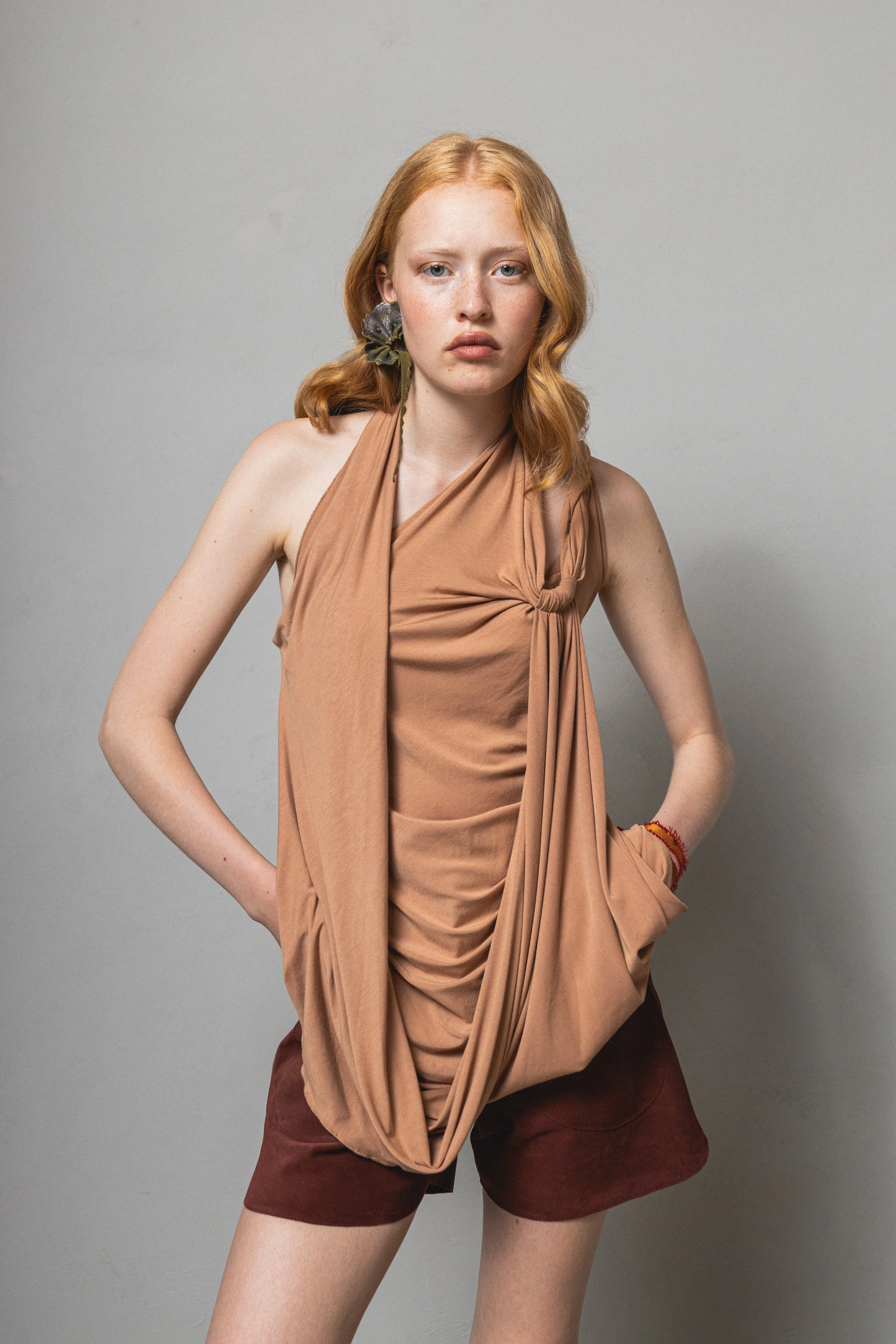 Jersey Top ‘’Plie Drape Top ‘’