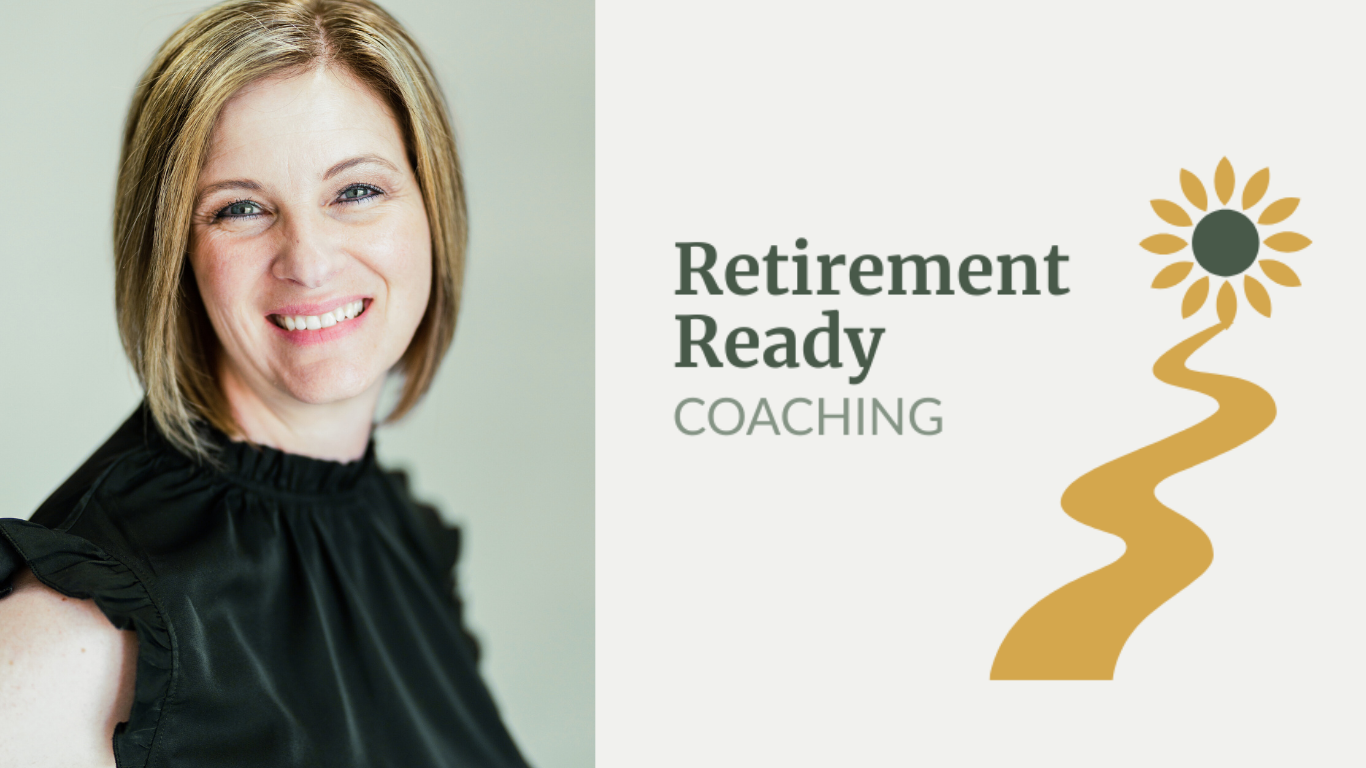 dalene higgins in black shirt with retirement ready coaching logo