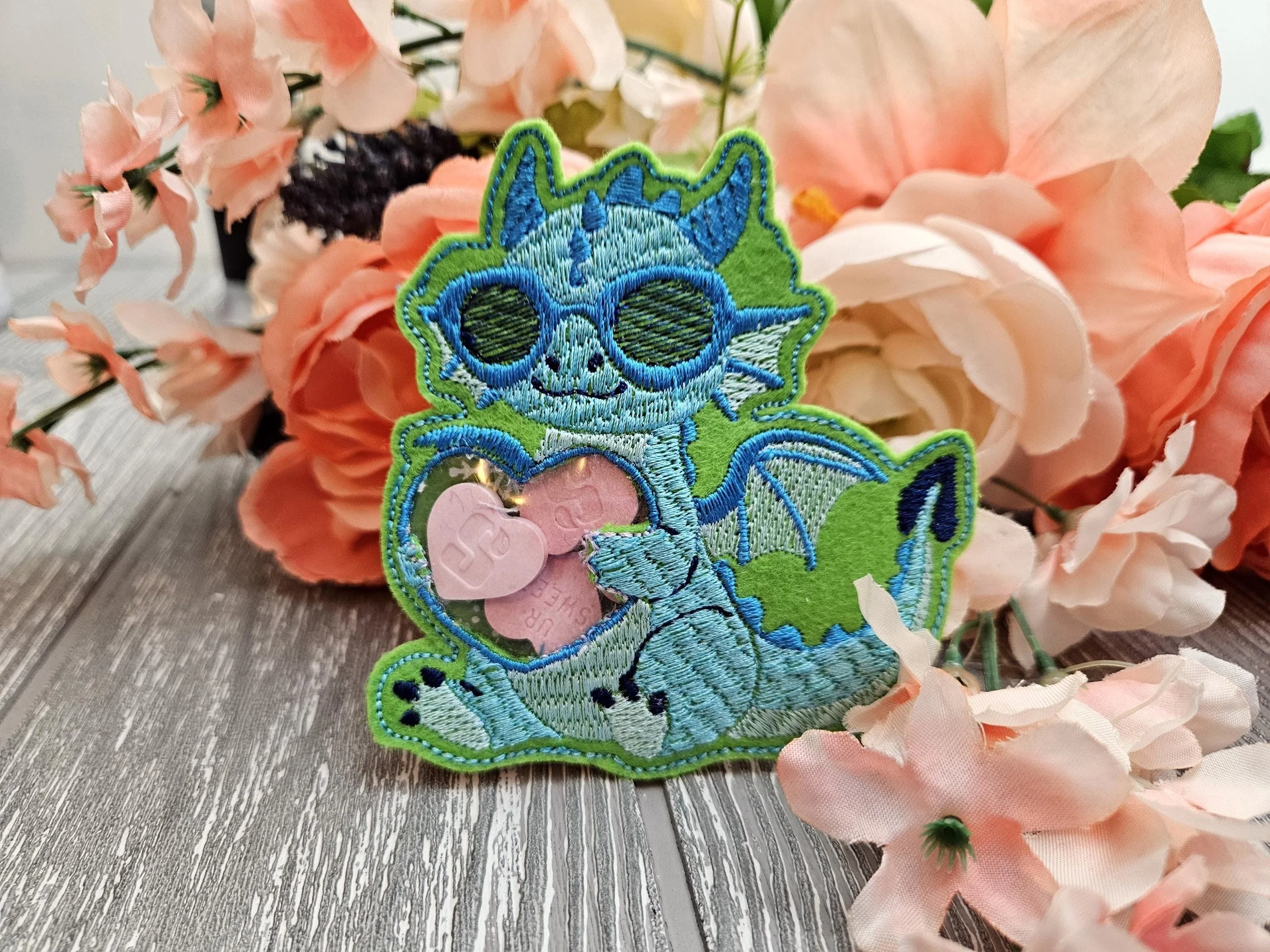 Dragon Candy Treat Bag ITH Embroidery Design