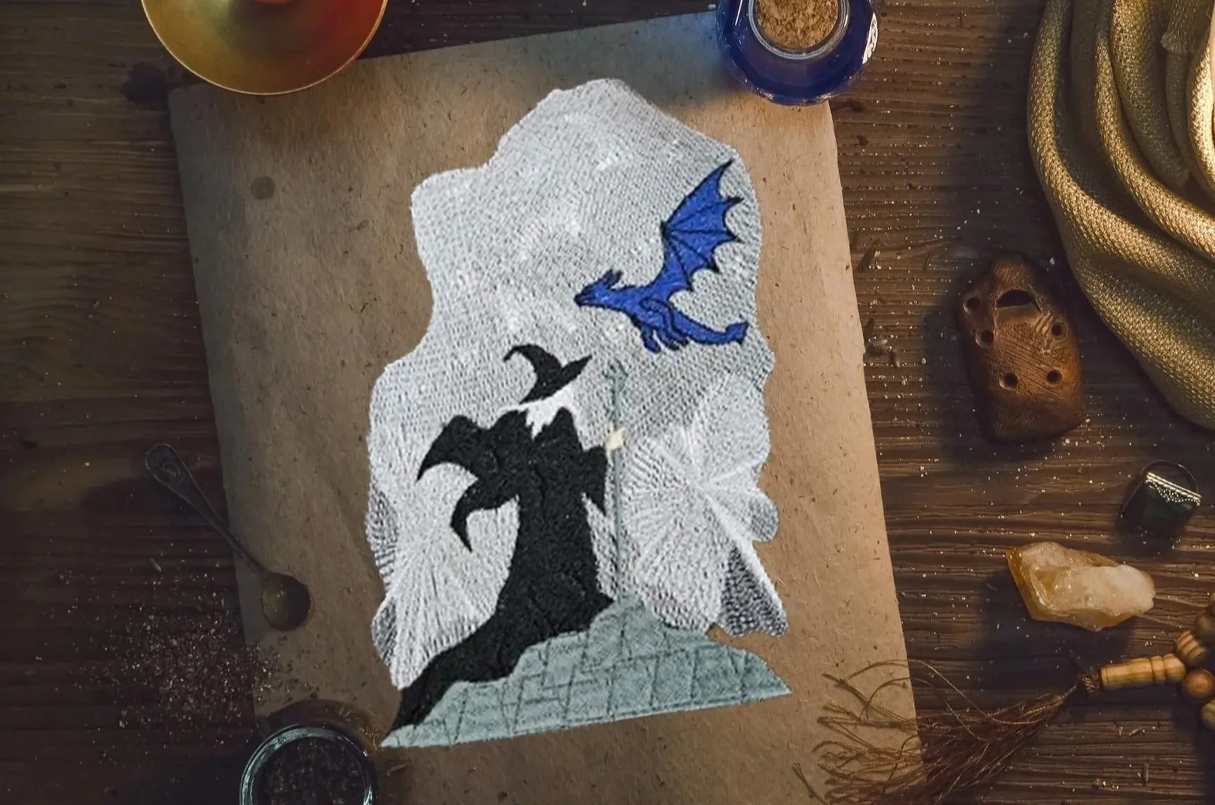 Night Wizard Digital Embroidery Design
